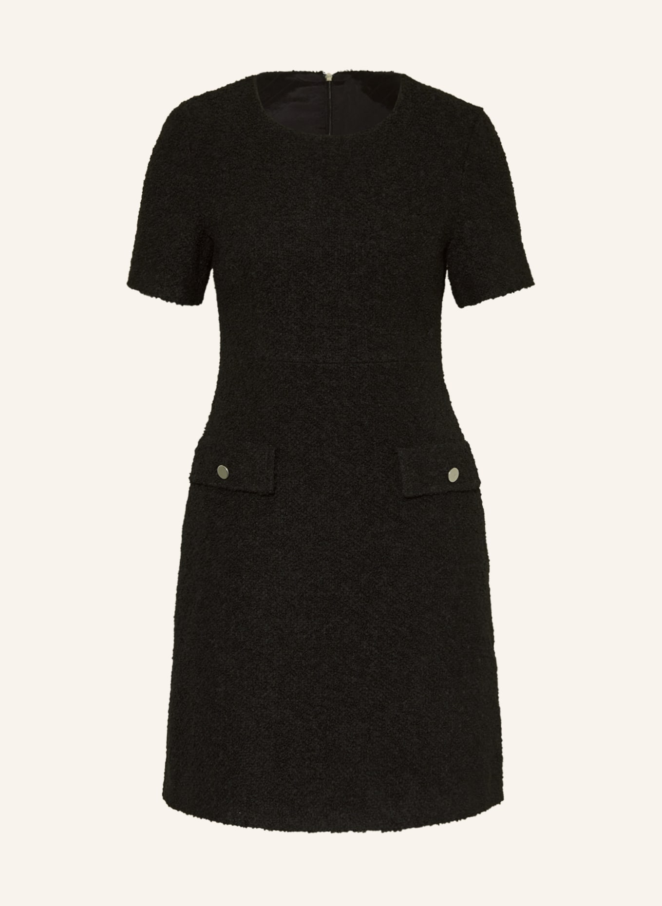 BOSS Tweed dress DOCANAH, Color: BLACK (Image 1)