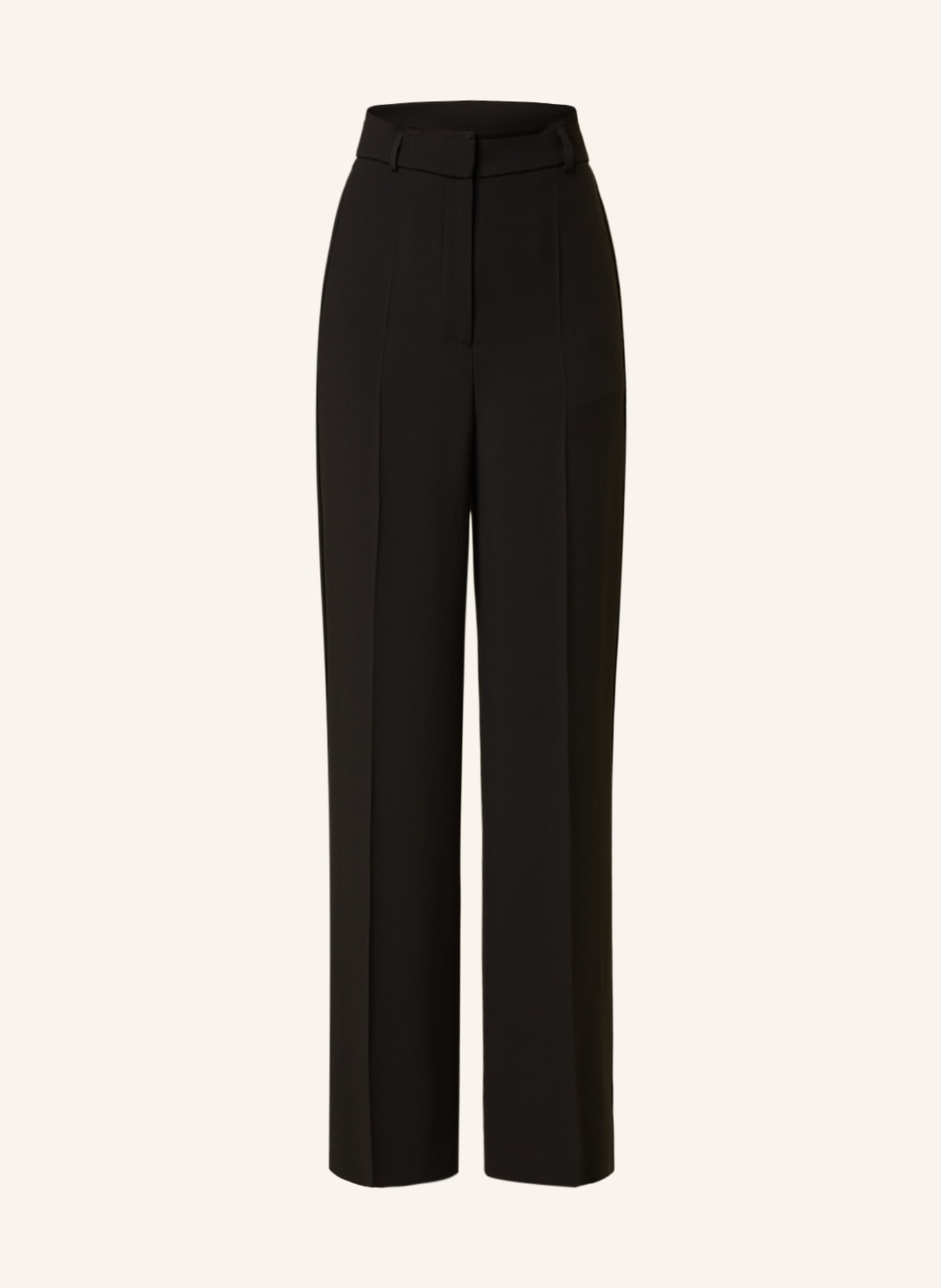 BOSS Wide leg trousers TIMOA, Color: BLACK (Image 1)