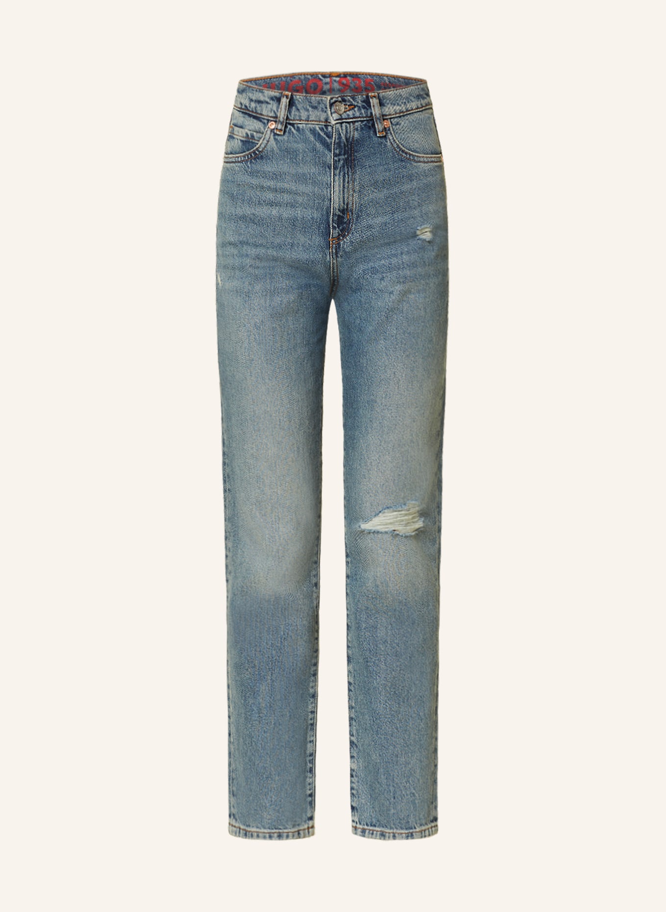 HUGO Destroyed jeans 935, Color: 425 MEDIUM BLUE (Image 1)