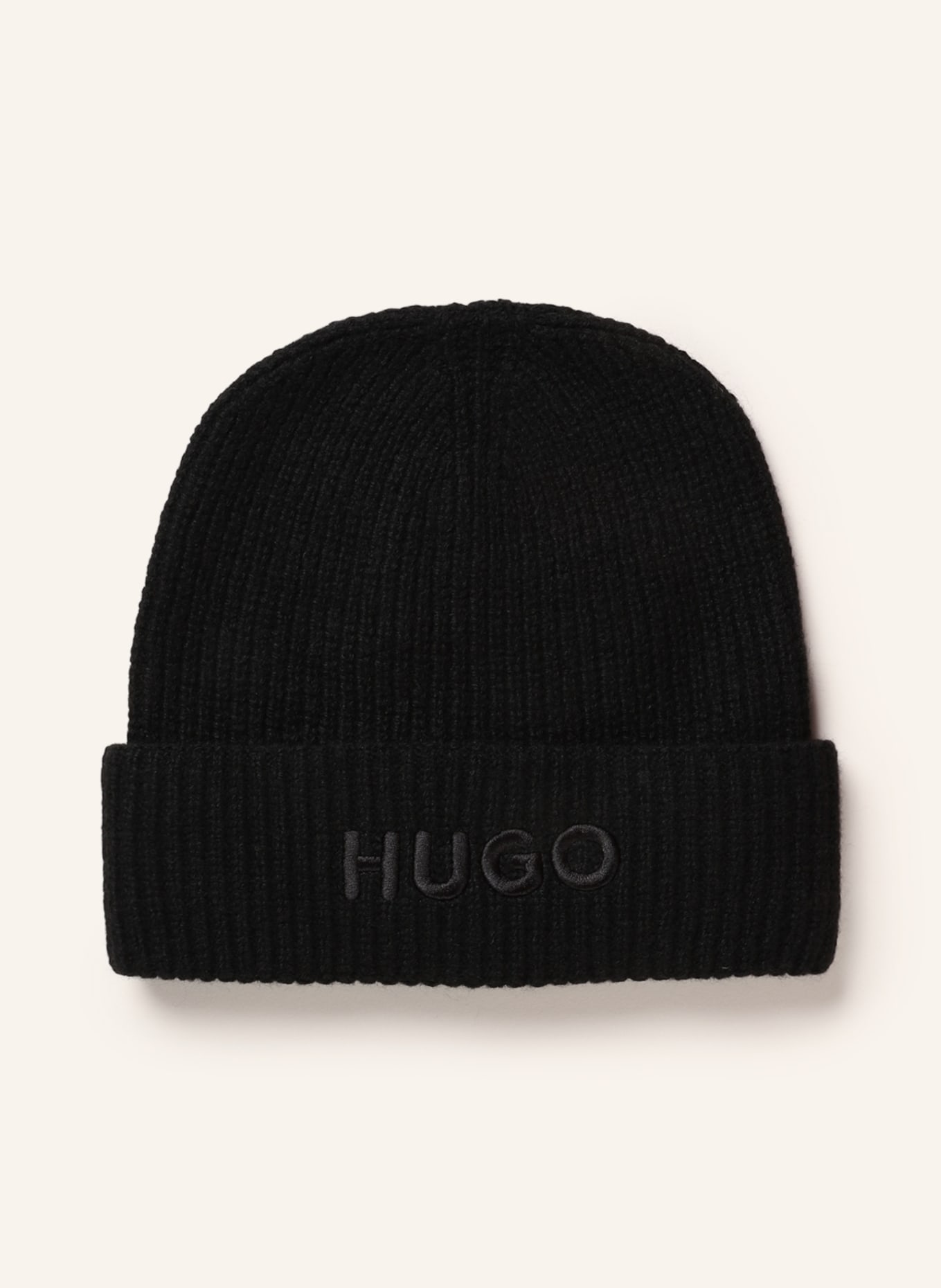 HUGO Hat SOCIAL, Color: BLACK (Image 1)