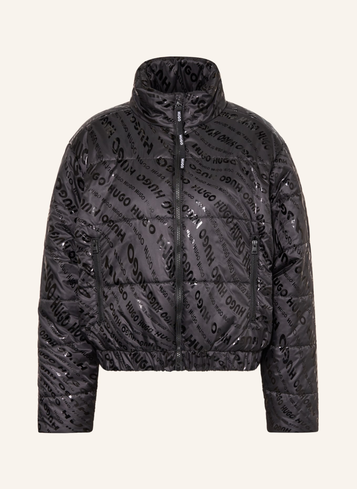 HUGO Quilted jacket FELARA, Color: BLACK (Image 1)