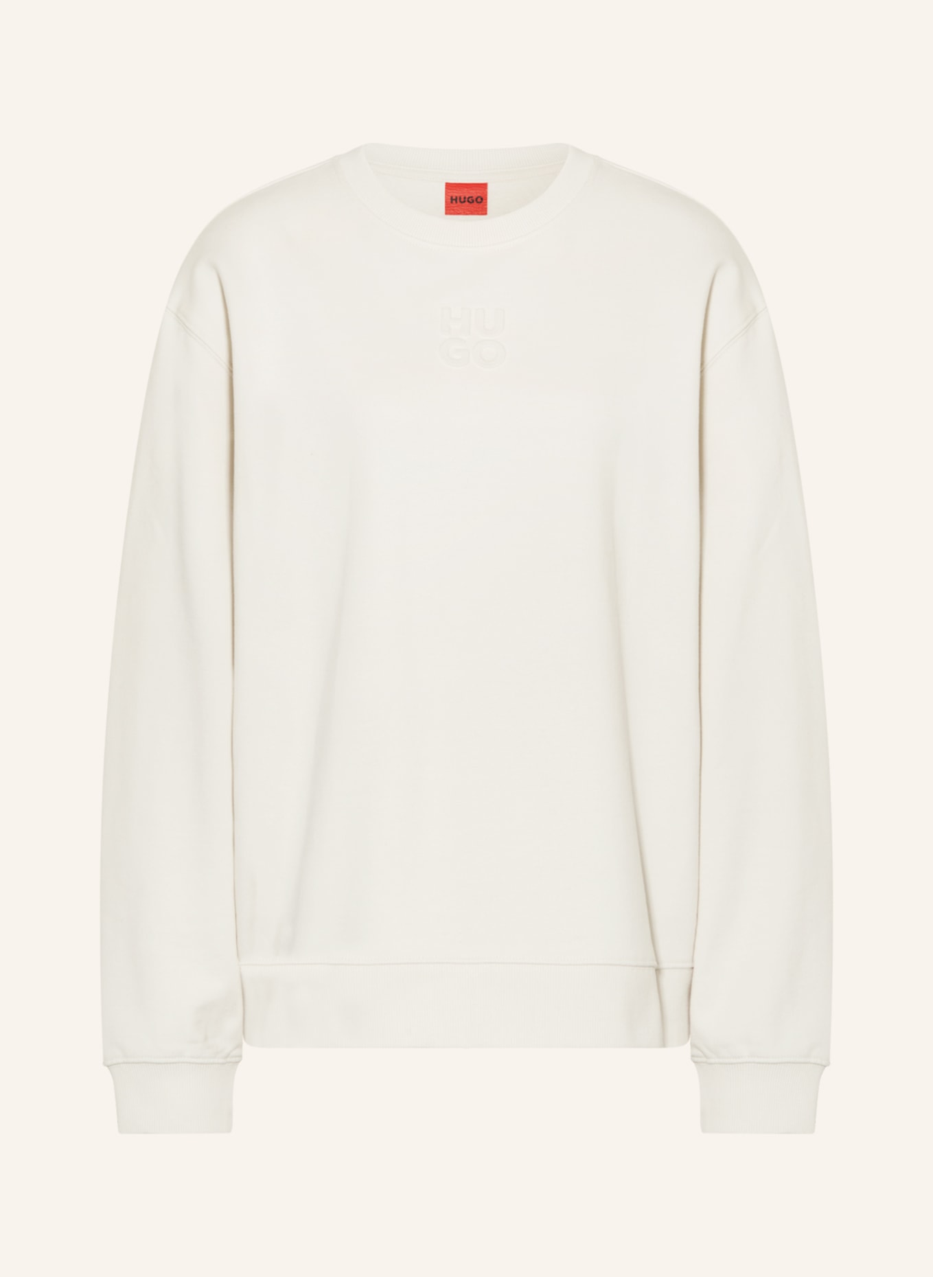 HUGO Sweatshirt CLASSIC CREW, Color: WHITE (Image 1)