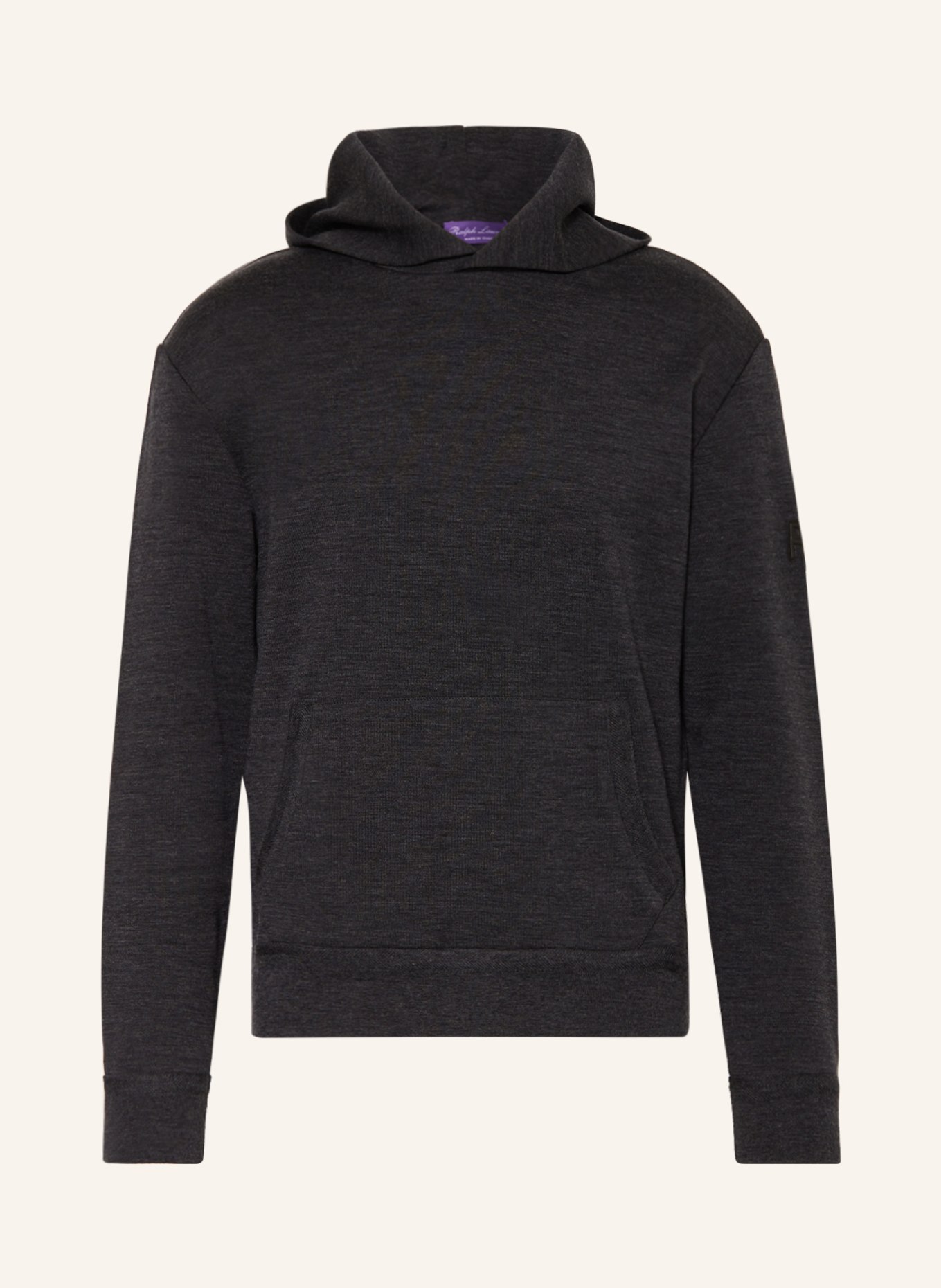 RALPH LAUREN PURPLE LABEL Hoodie in dark gray