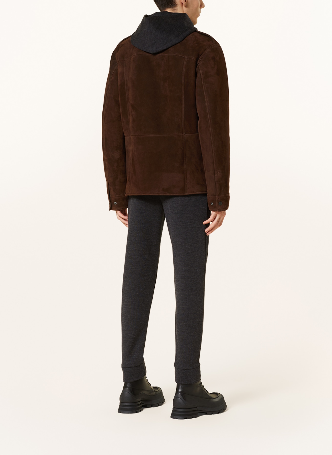 Ralph lauren purple label shearling jacket store