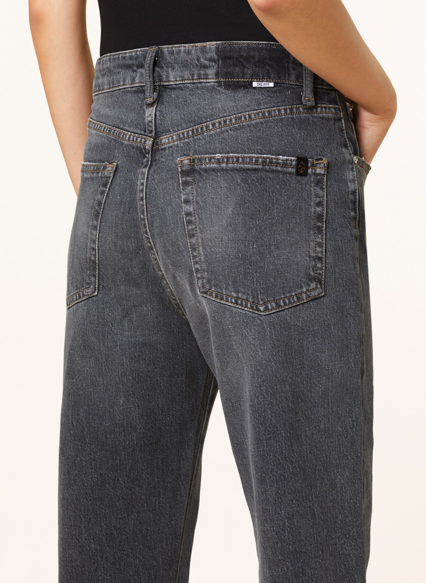 THE.NIM STANDARD 7/8 jeans COURTNEY, Color: W804-BRK GREY (Image 5)