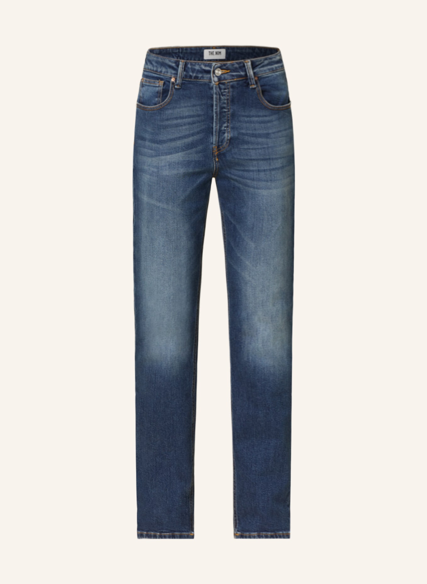THE.NIM STANDARD Straight Jeans JANE, Farbe: W807-STD MID BLUE (Bild 1)