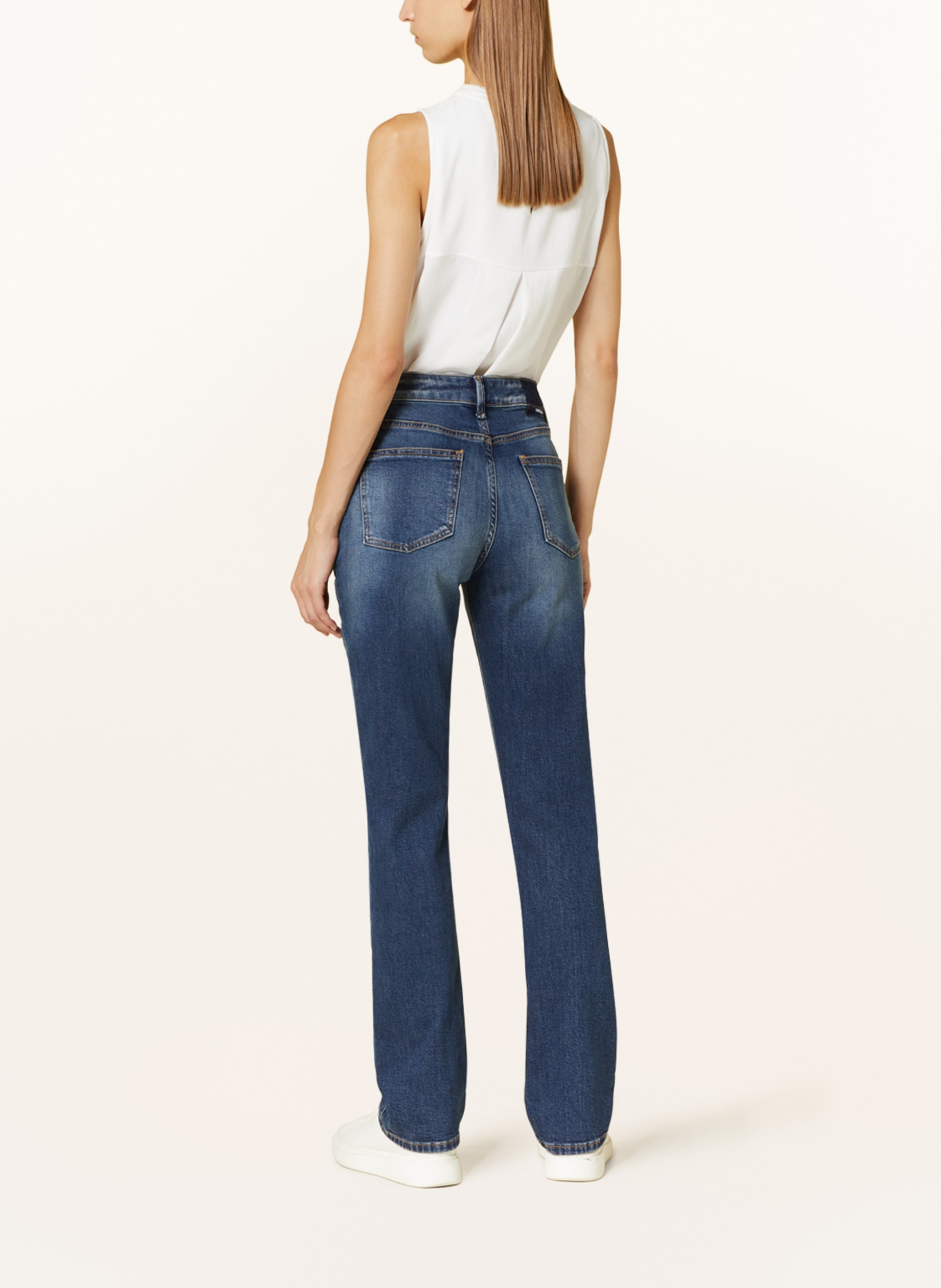 THE.NIM STANDARD Straight jeans JANE, Color: W807-STD MID BLUE (Image 3)