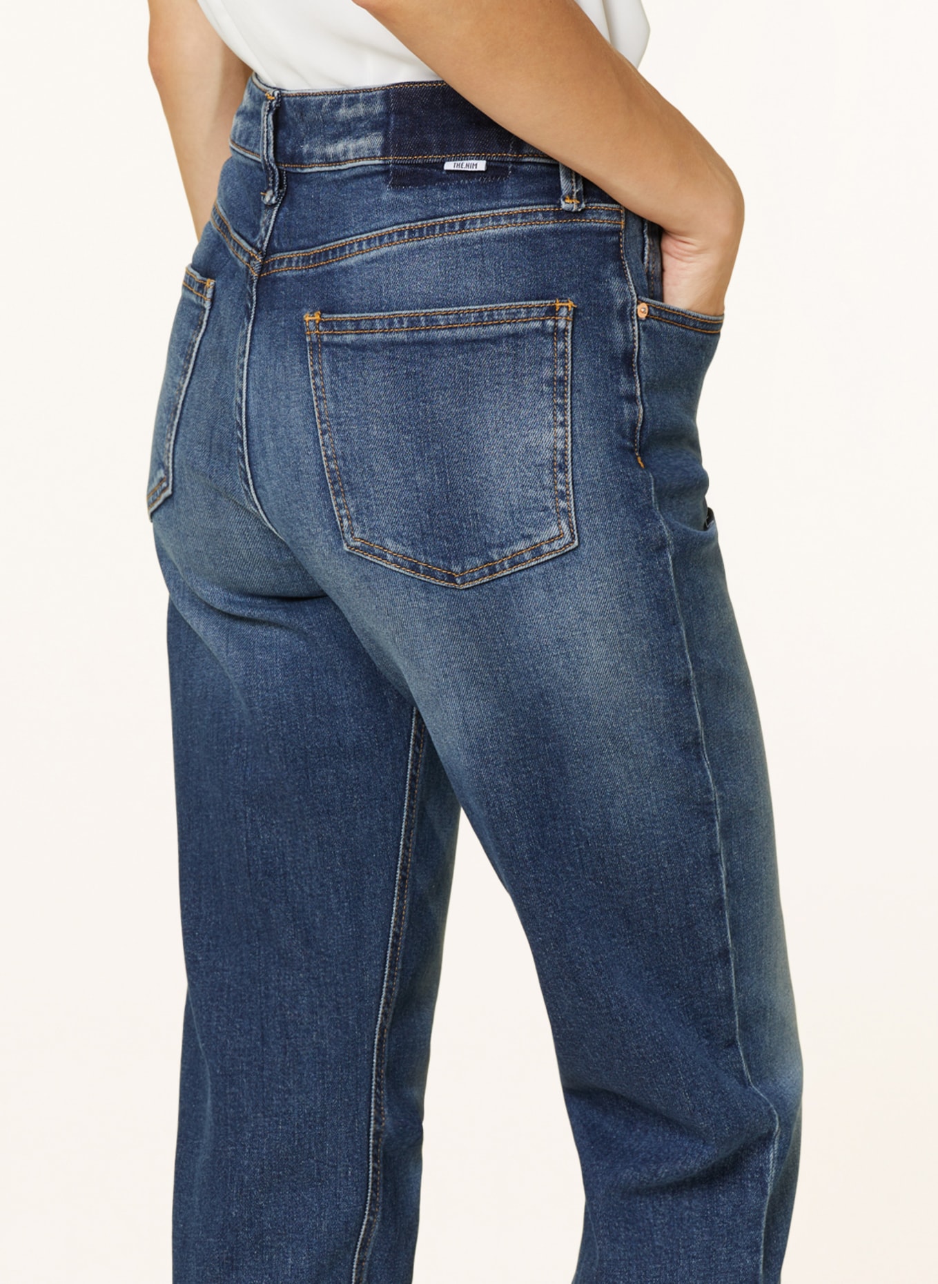 THE.NIM STANDARD Straight jeans JANE, Color: W807-STD MID BLUE (Image 5)