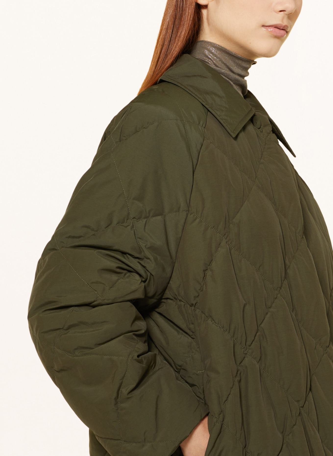HOLZWEILER Down jacket DIXIE, Color: DARK GREEN (Image 4)