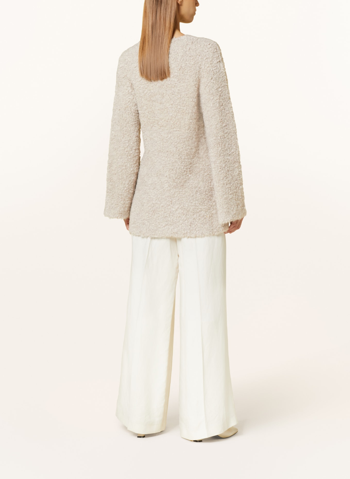 BY MALENE BIRGER Sweater KARL with alpaca and mohair, Color: LIGHT GRAY (Image 3)