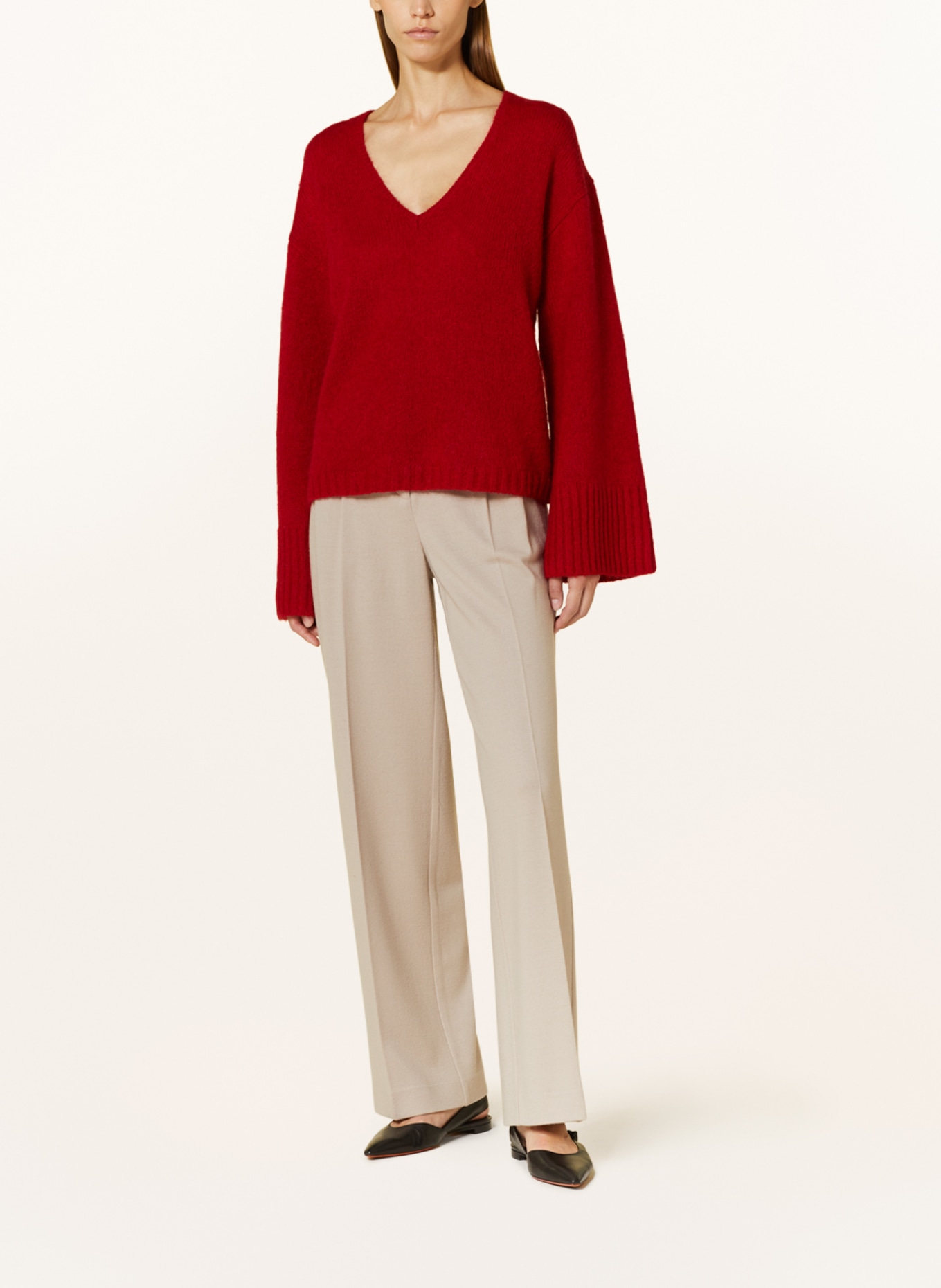 BY MALENE BIRGER Sweater CIMONE with mohair, Color: RED (Image 2)