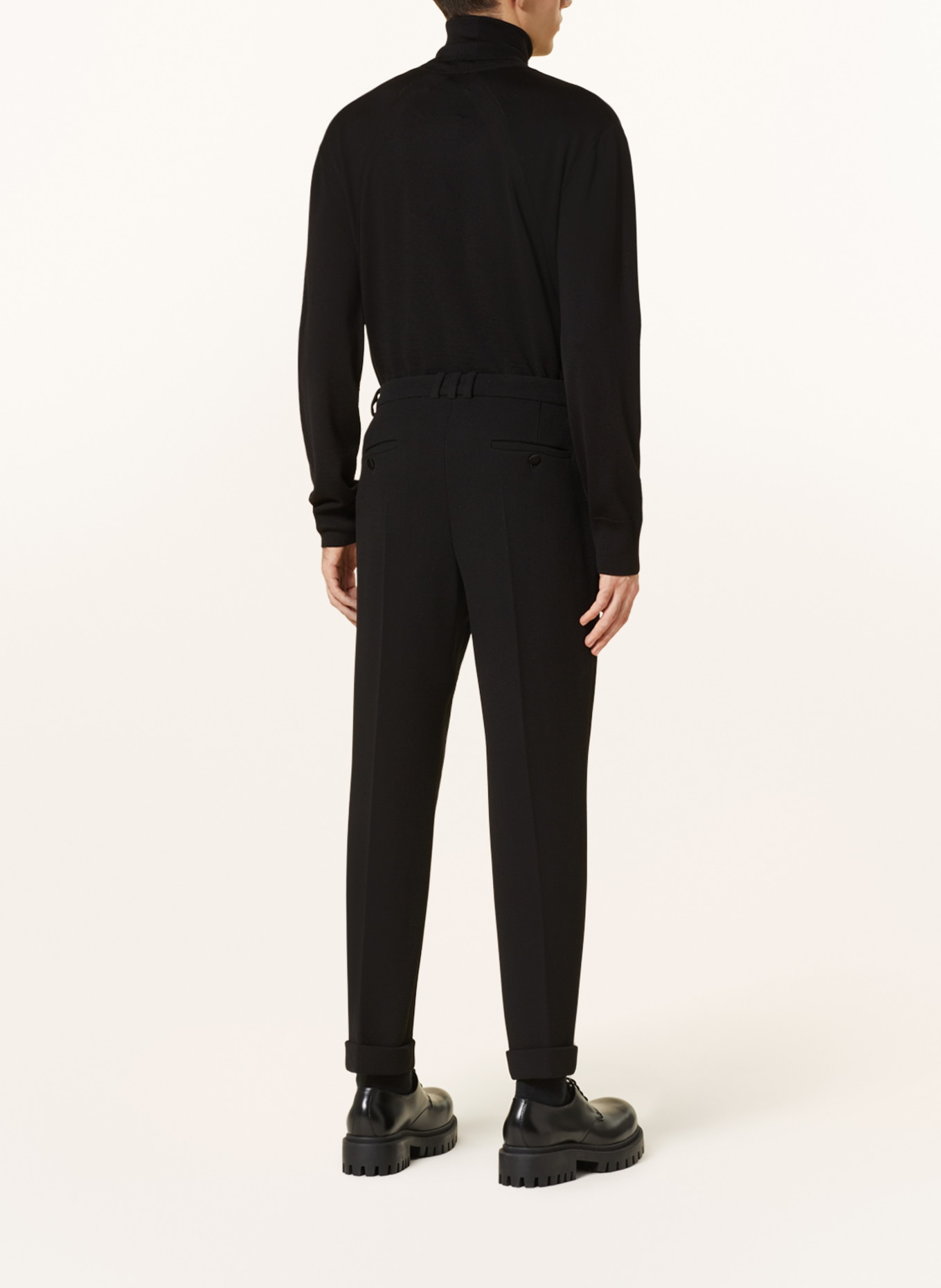 BALMAIN Suit trousers regular fit, Color: BLACK (Image 4)