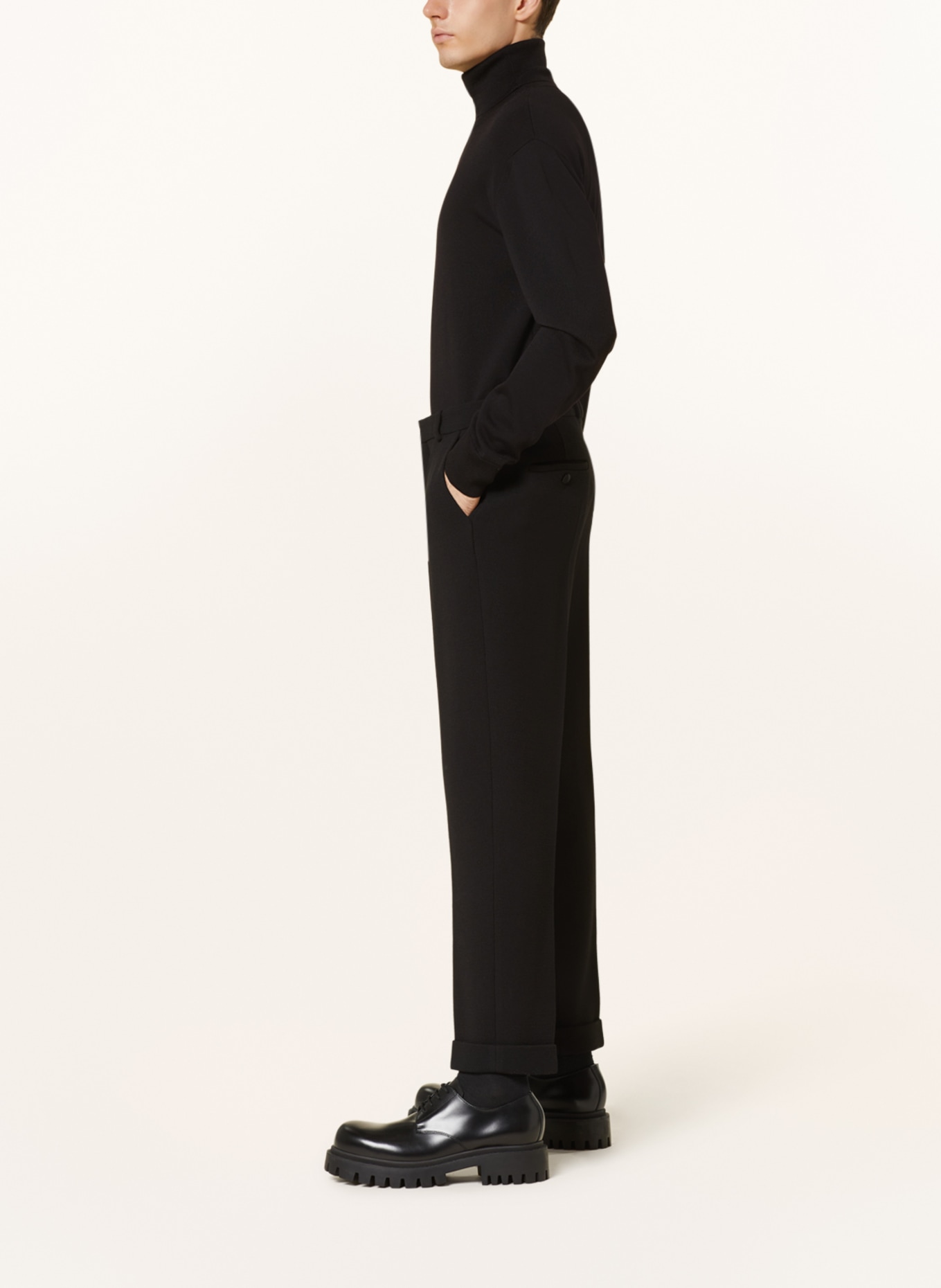 BALMAIN Suit trousers regular fit, Color: BLACK (Image 5)