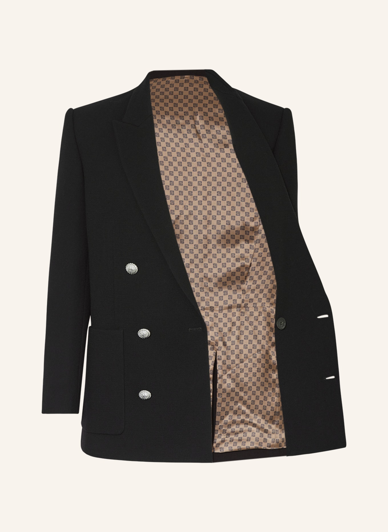 BALMAIN Suit jacket regular fit, Color: BLACK (Image 4)