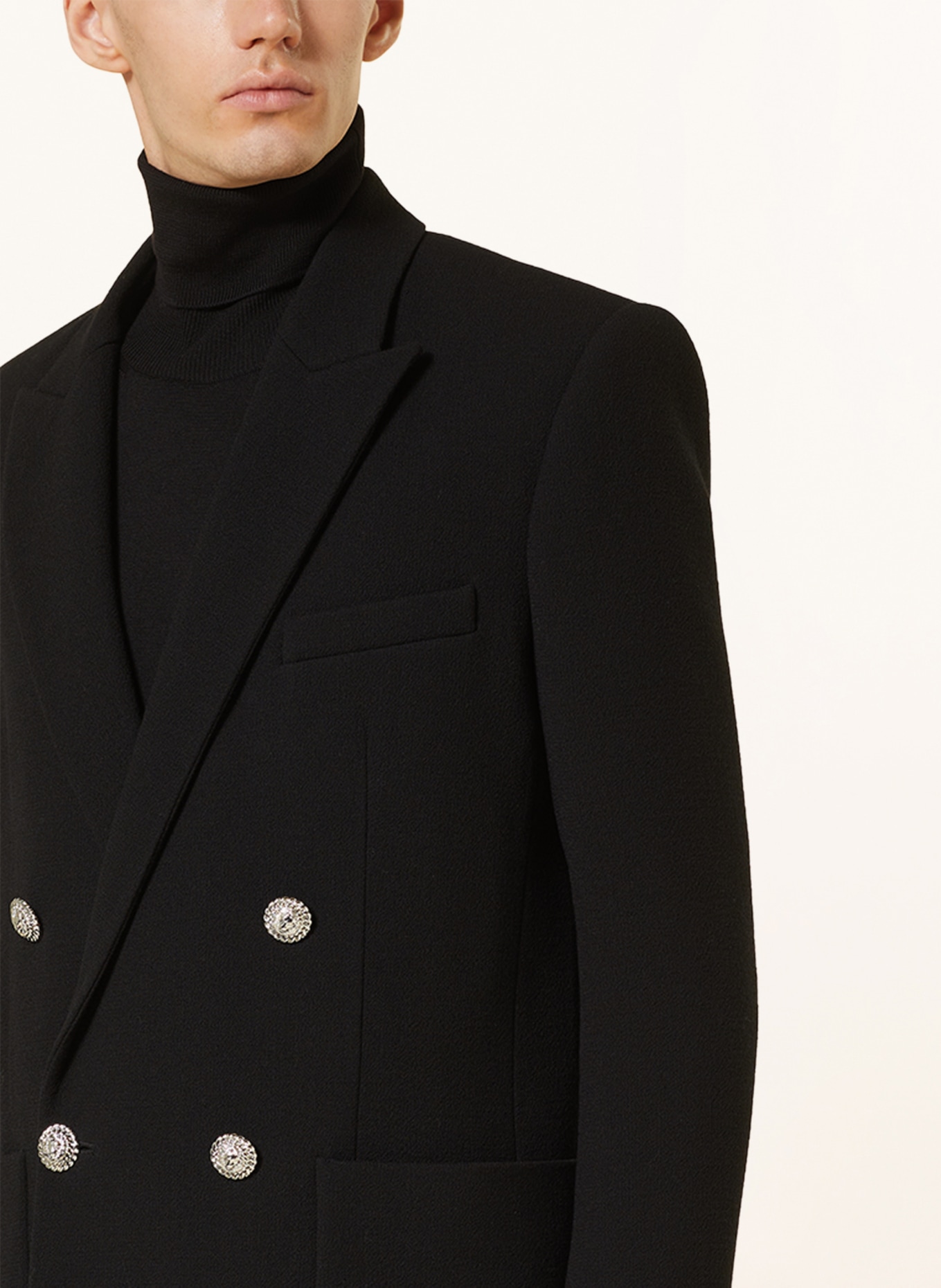 BALMAIN Suit jacket regular fit, Color: BLACK (Image 5)