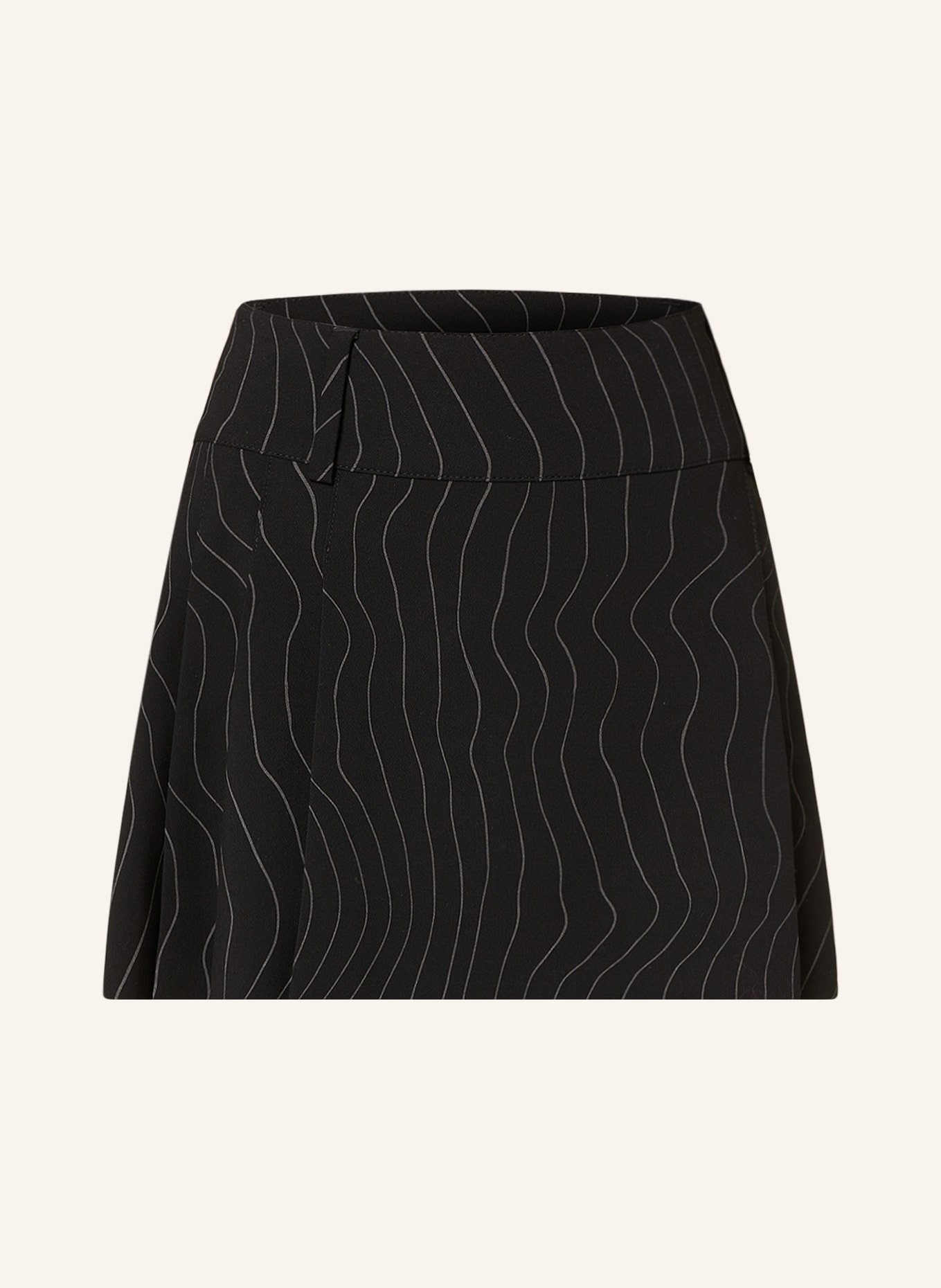 HUGO Pleated skirt ROELLE, Color: BLACK/ GRAY (Image 1)
