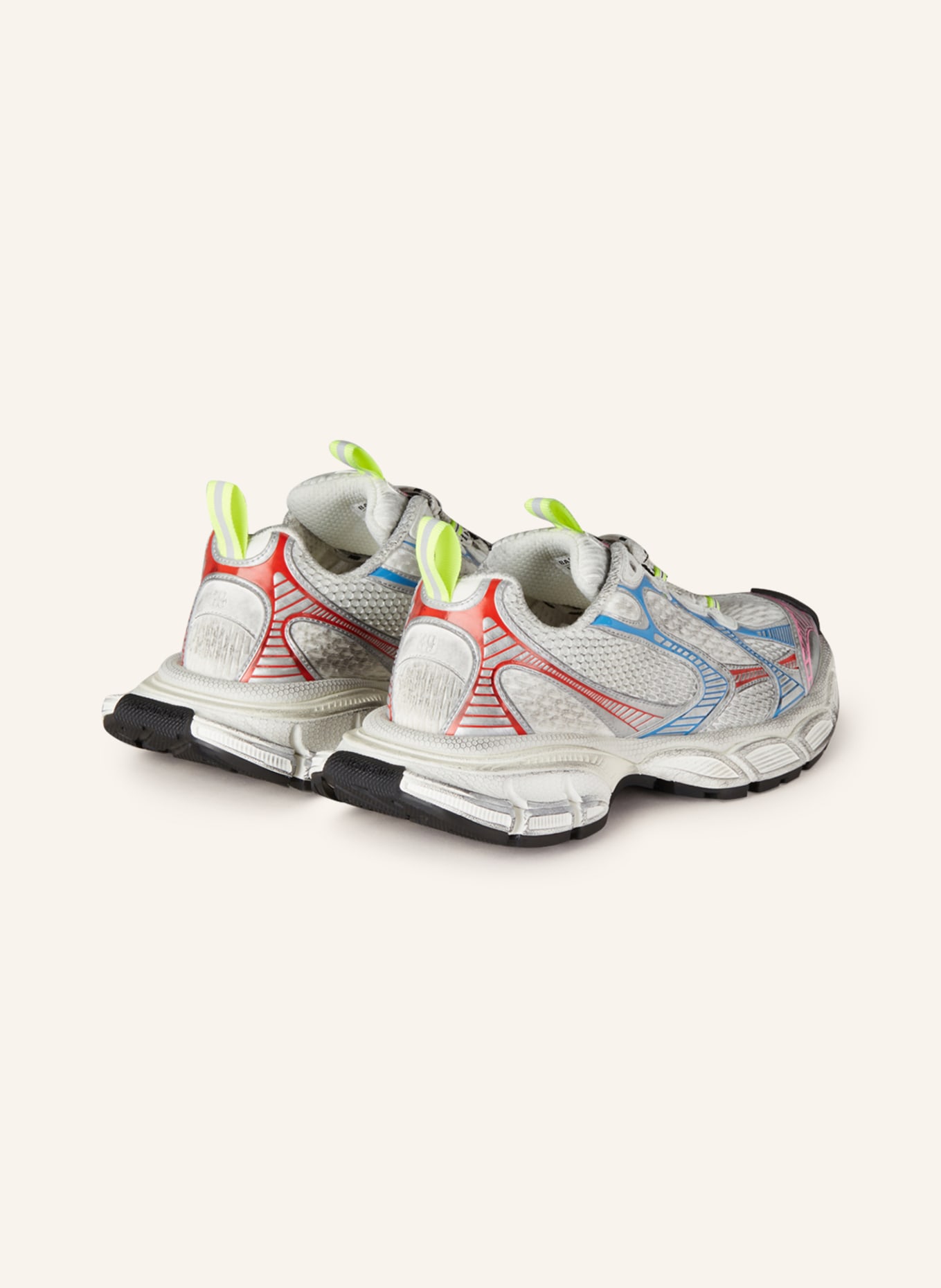 BALENCIAGA Sneaker 3XL: WEISS / HELLBLAU / ROSA