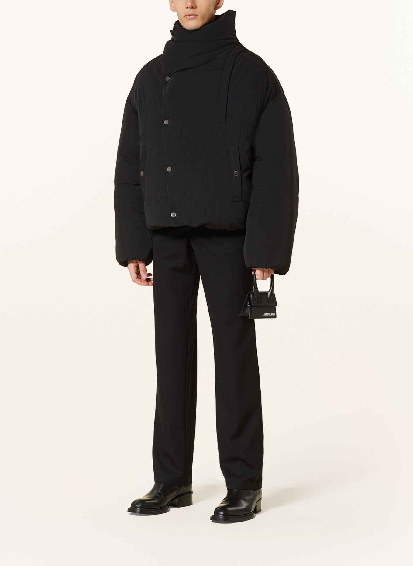 JACQUEMUS Quilted jacket LA DOUDOUNE COCO, Color: BLACK (Image 2)