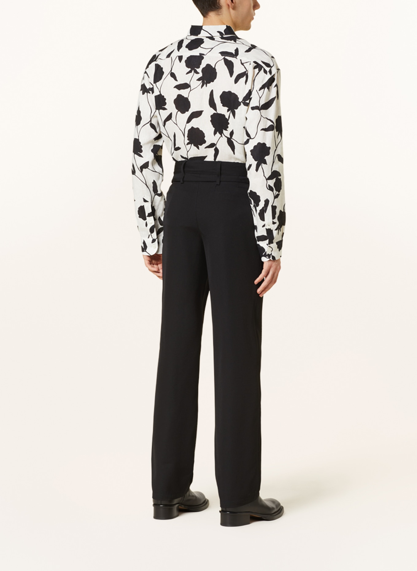 JACQUEMUS Suit trousers LE PANTALON PICCINNI regular fit, Color: BLACK (Image 4)