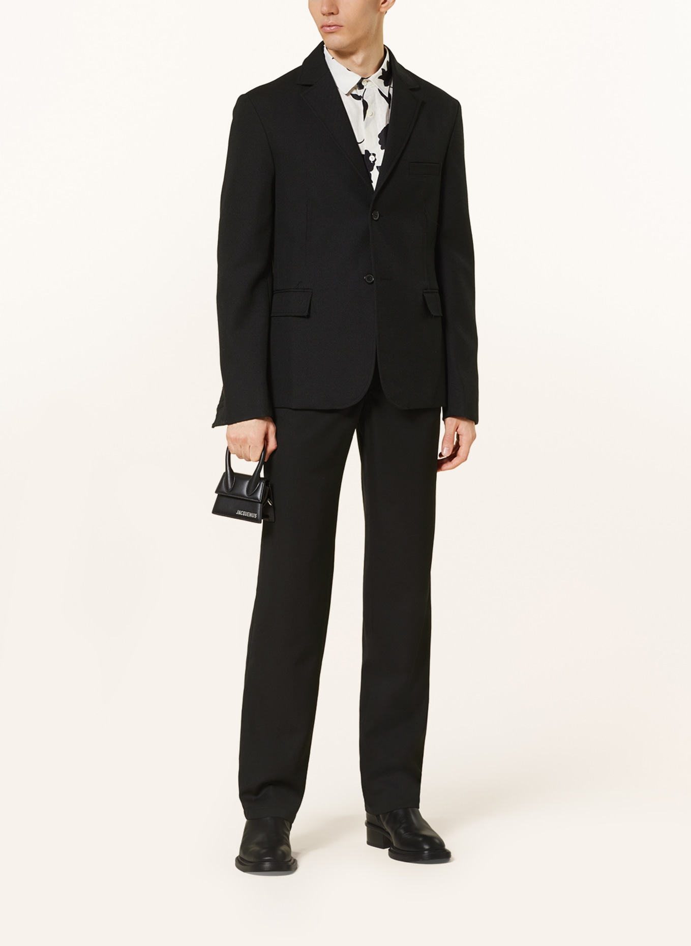 JACQUEMUS Suit jacket LA VESTE DISGREGHI extra slim fit, Color: BLACK (Image 2)