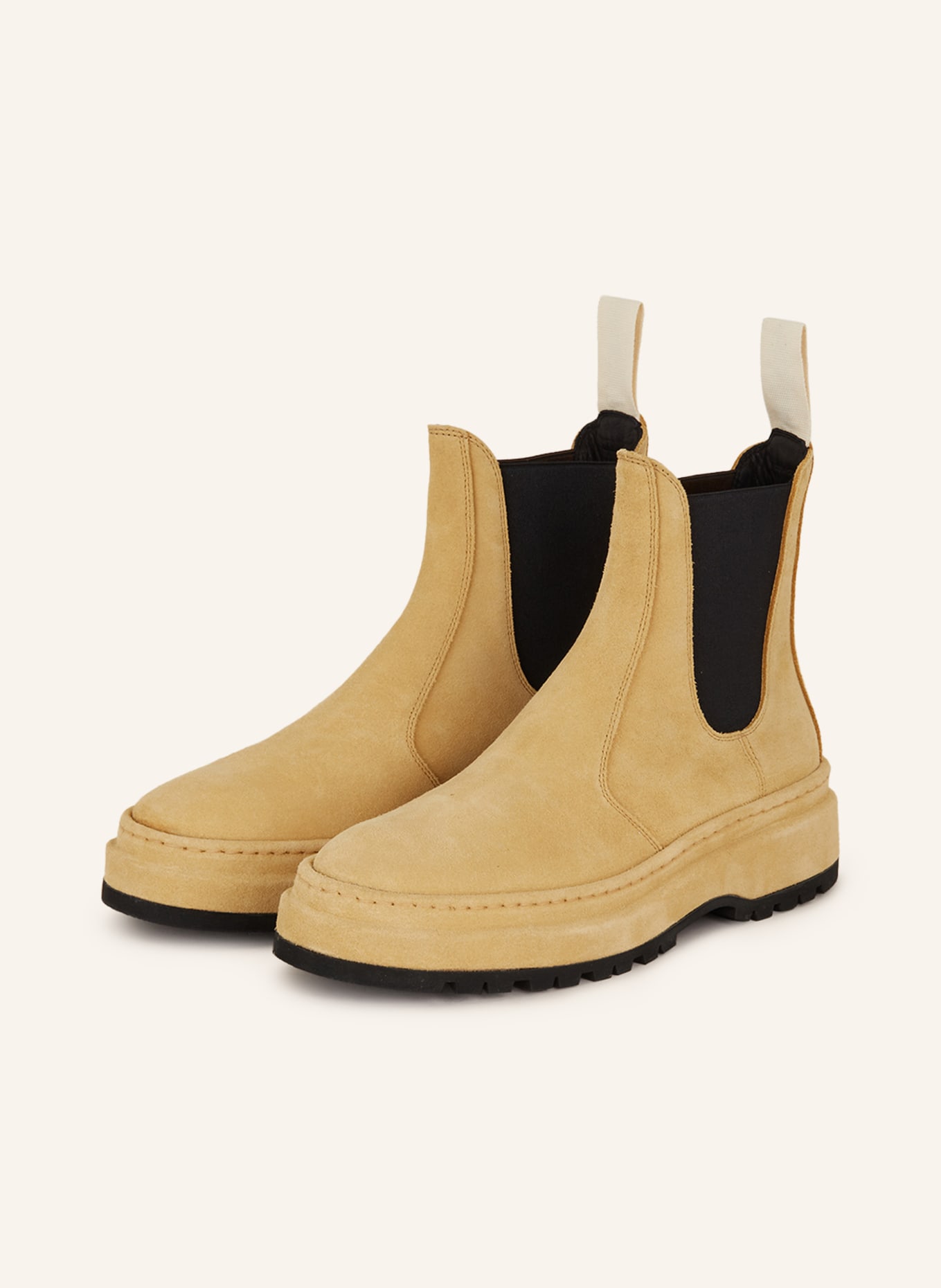 JACQUEMUS Chelsea boots, Color: BEIGE (Image 1)