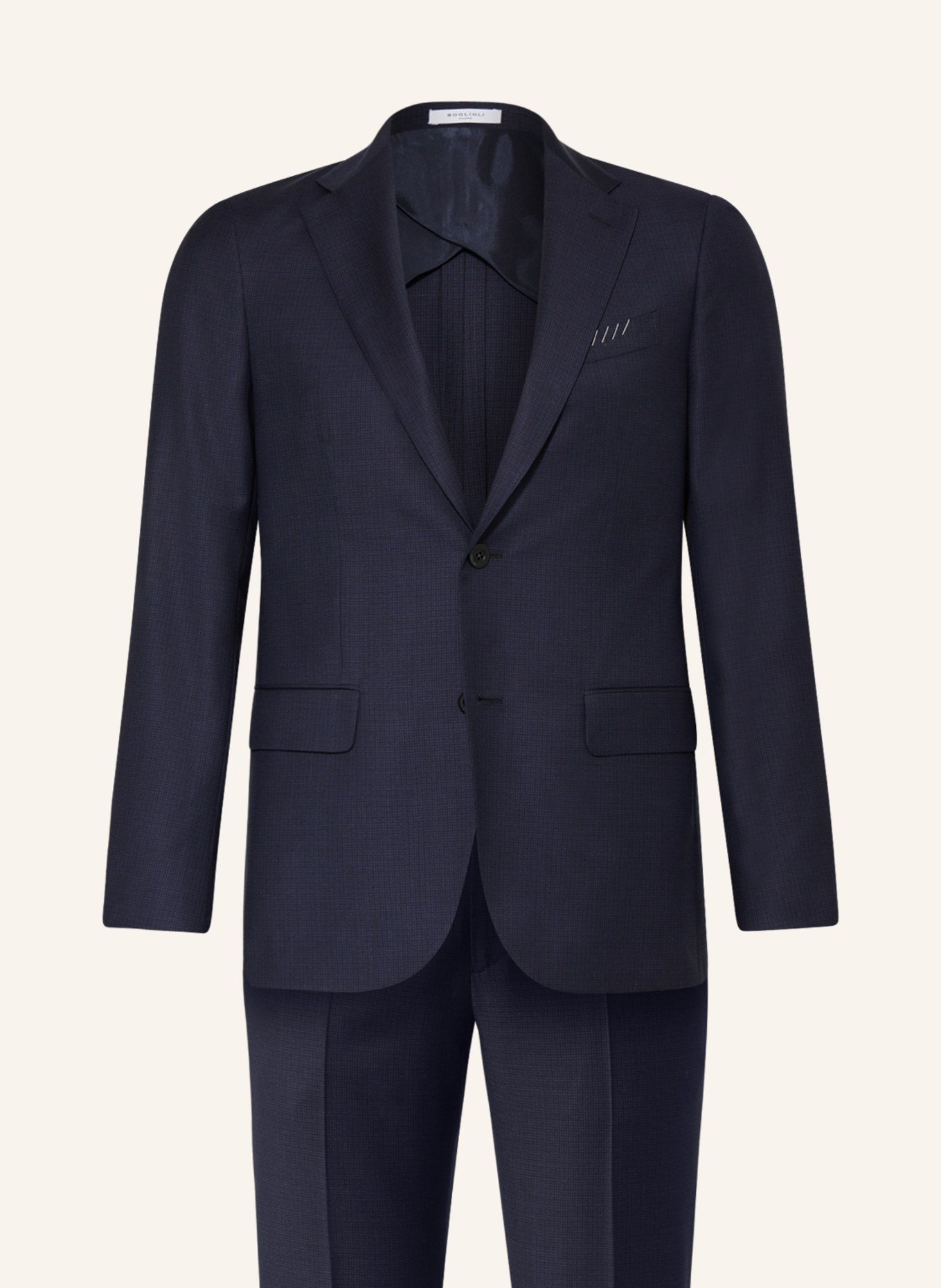 BOGLIOLI Suit Extra slim fit, Color: 780 NAVY (Image 1)