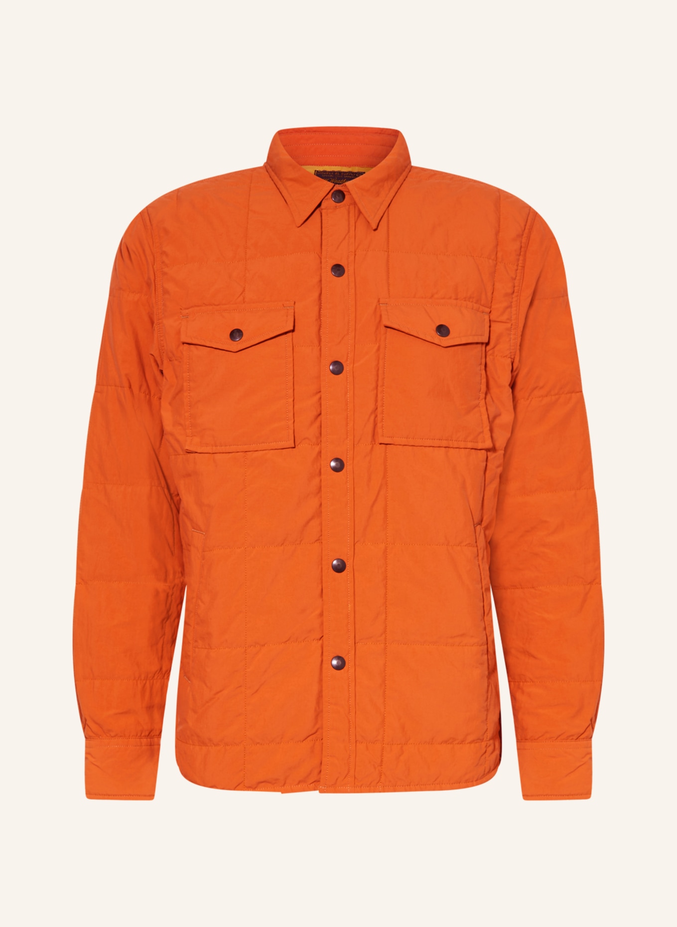 RRL Overshirt in orange