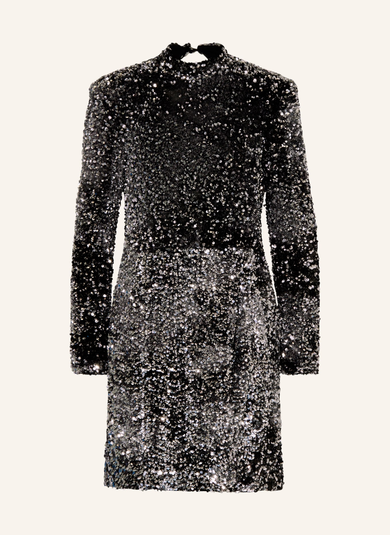 BOSS Kleid DAILETTES mit Pailletten, Farbe: SCHWARZ/ SILBER(Bild null)