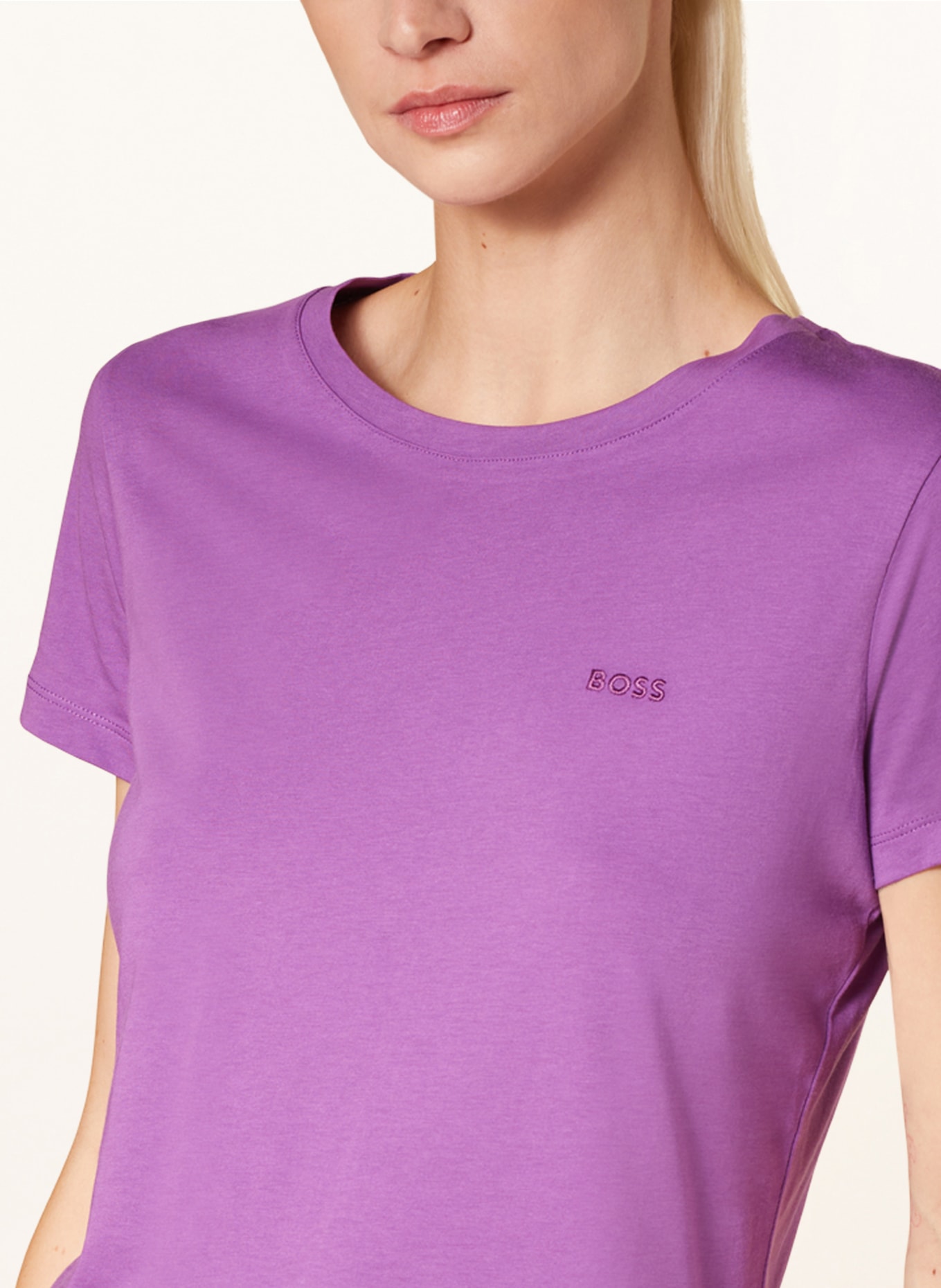 BOSS T-shirt ESOGO, Color: PURPLE (Image 4)