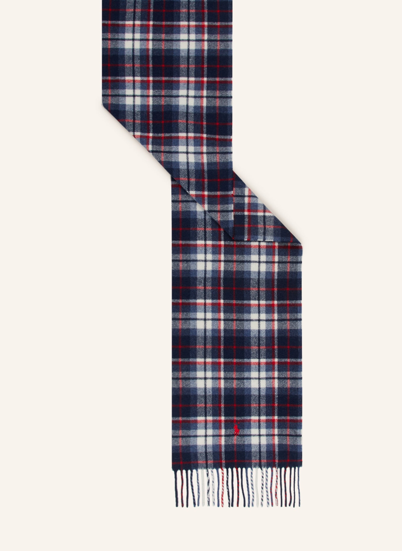 POLO RALPH LAUREN Scarf, Color: DARK BLUE/ WHITE/ RED (Image 2)
