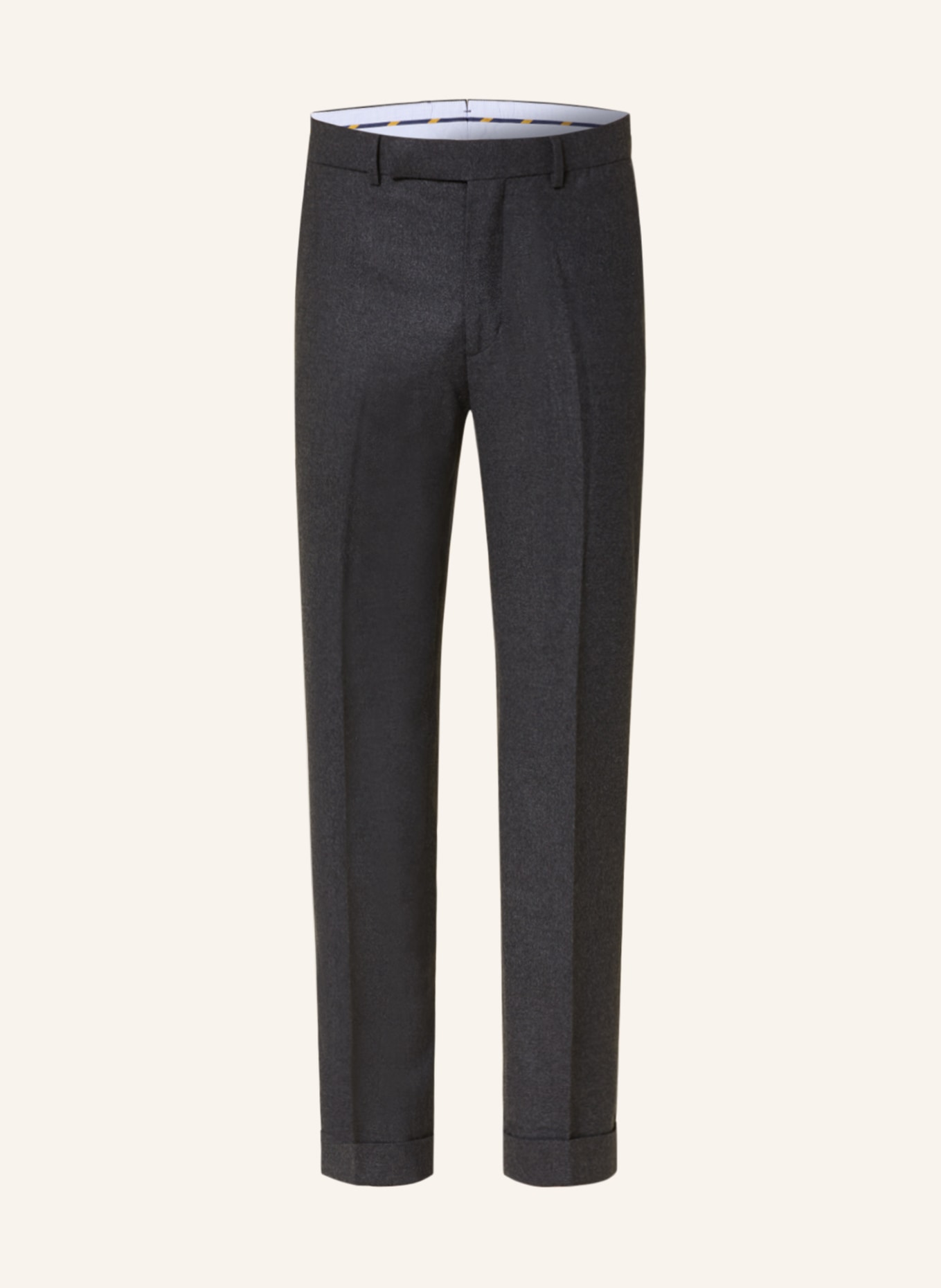 POLO RALPH LAUREN Flannel pants Regular Fit, Color: DARK GRAY (Image 1)