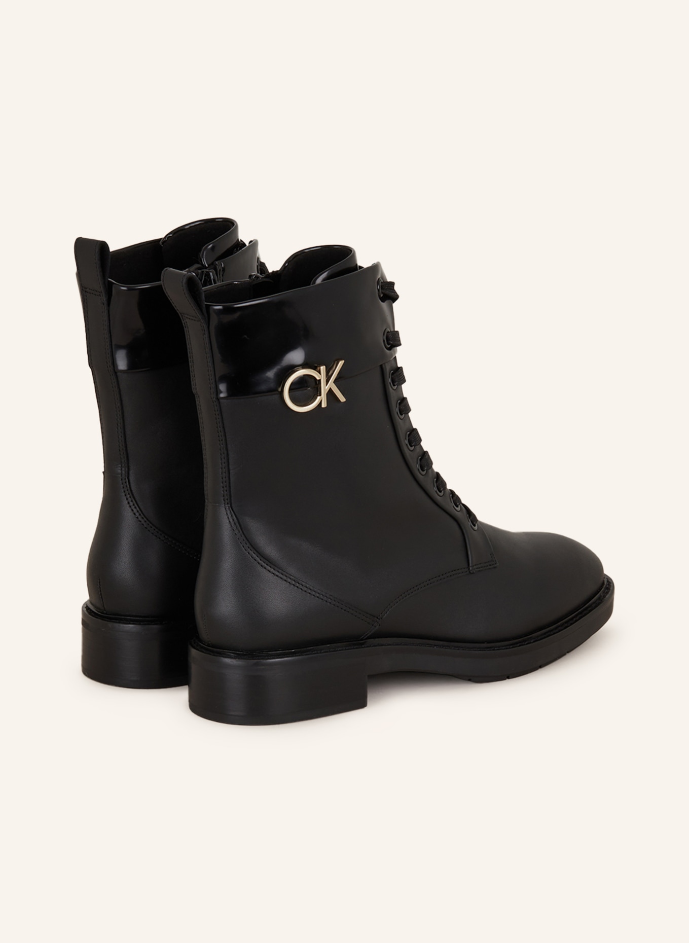 Calvin Klein Lace-up boots, Color: BLACK (Image 2)