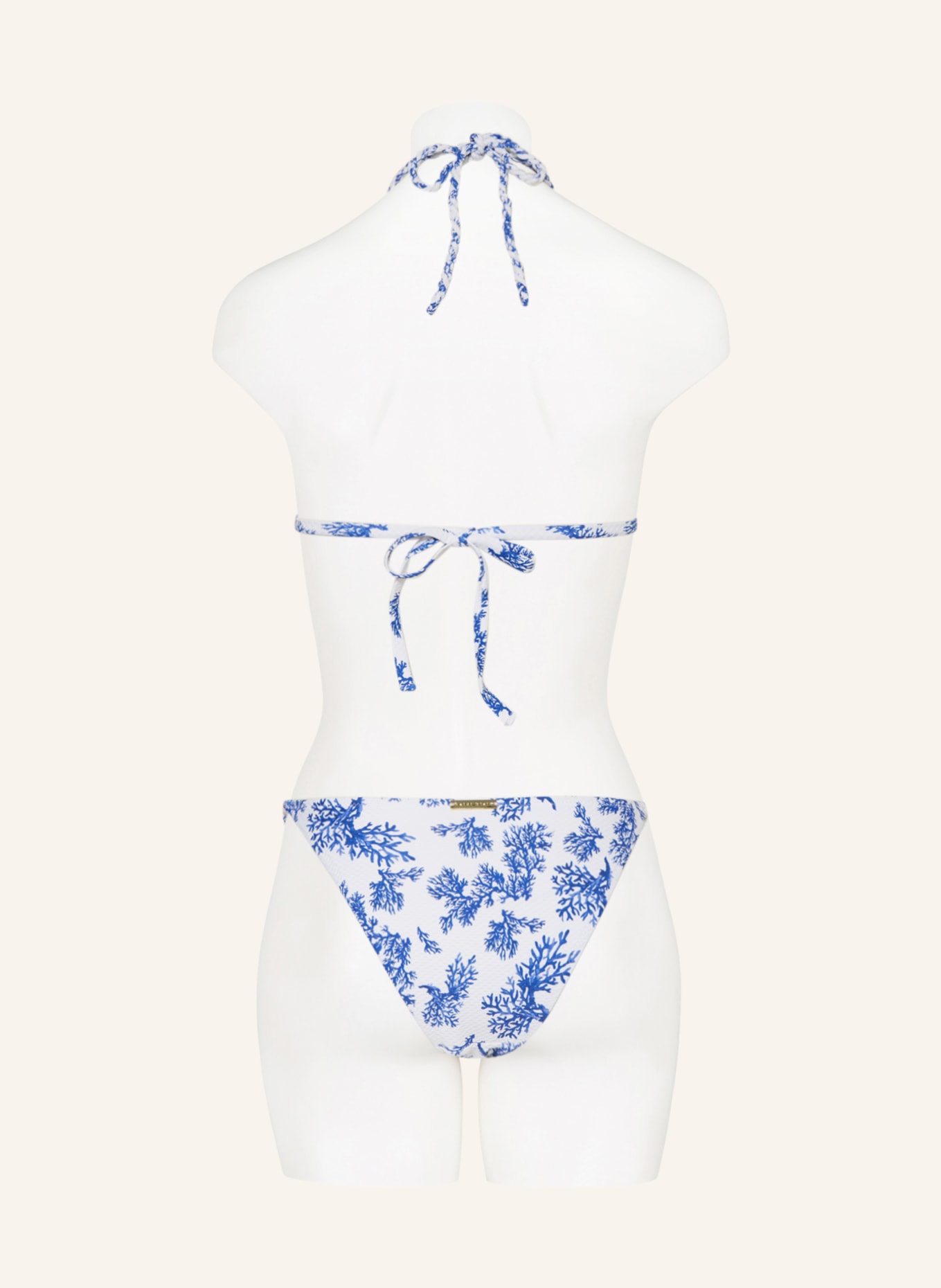 heidi klein Triangle bikini bottoms LITTLE DIX BAY, Color: BLUE/ WHITE (Image 3)