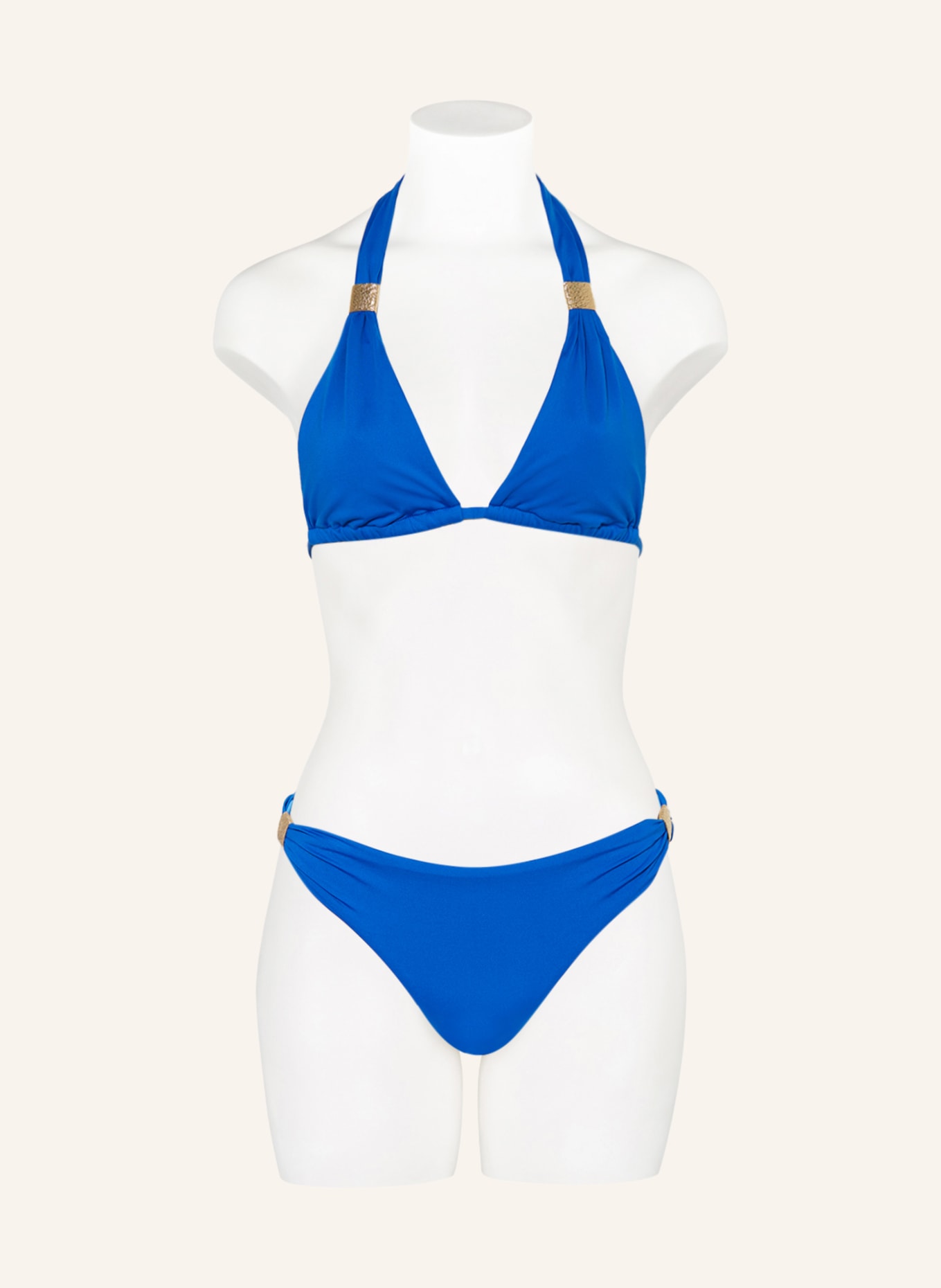 heidi klein Triangle bikini top THE BATHS, Color: BLUE (Image 2)