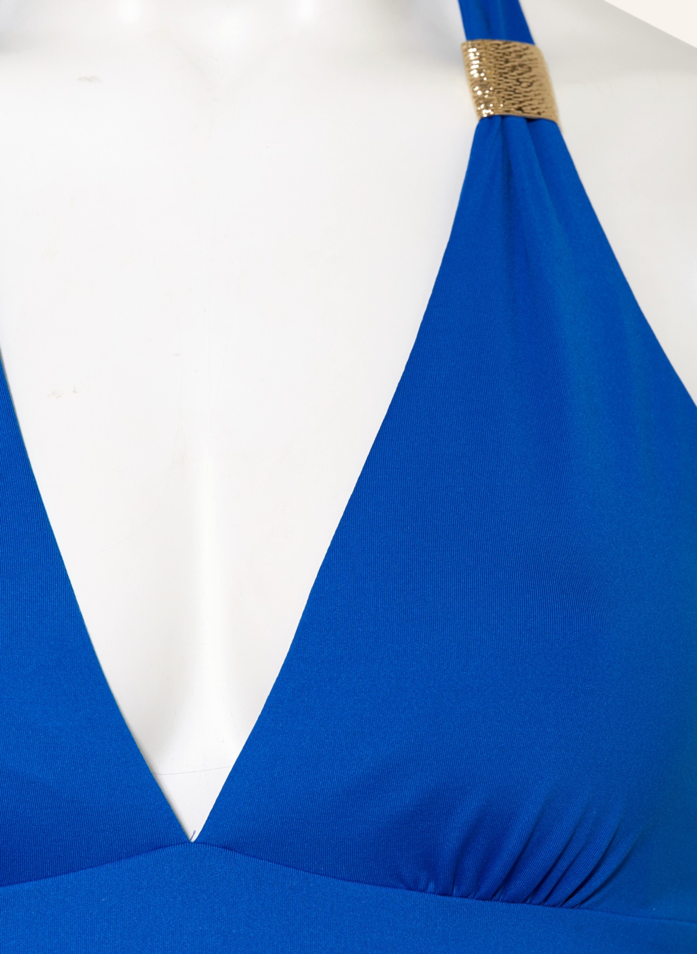 heidi klein Halter neck swimsuit THE BATHS, Color: BLUE (Image 4)