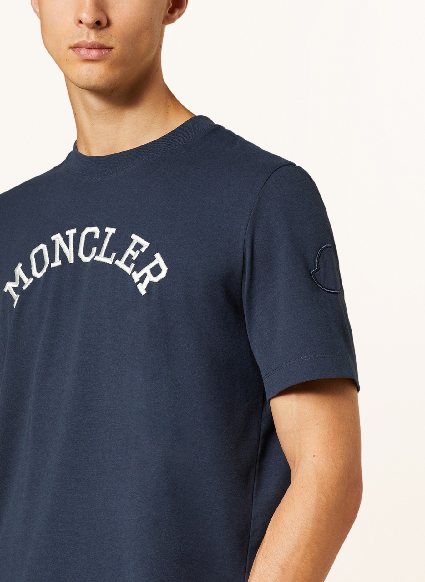 MONCLER T-shirt, Kolor: GRANATOWY (Obrazek 4)