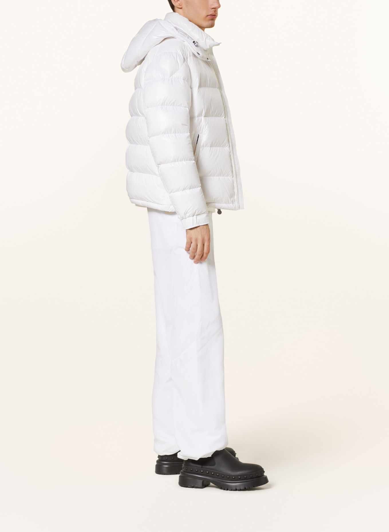 MONCLER Trousers regular fit, Color: WHITE (Image 4)