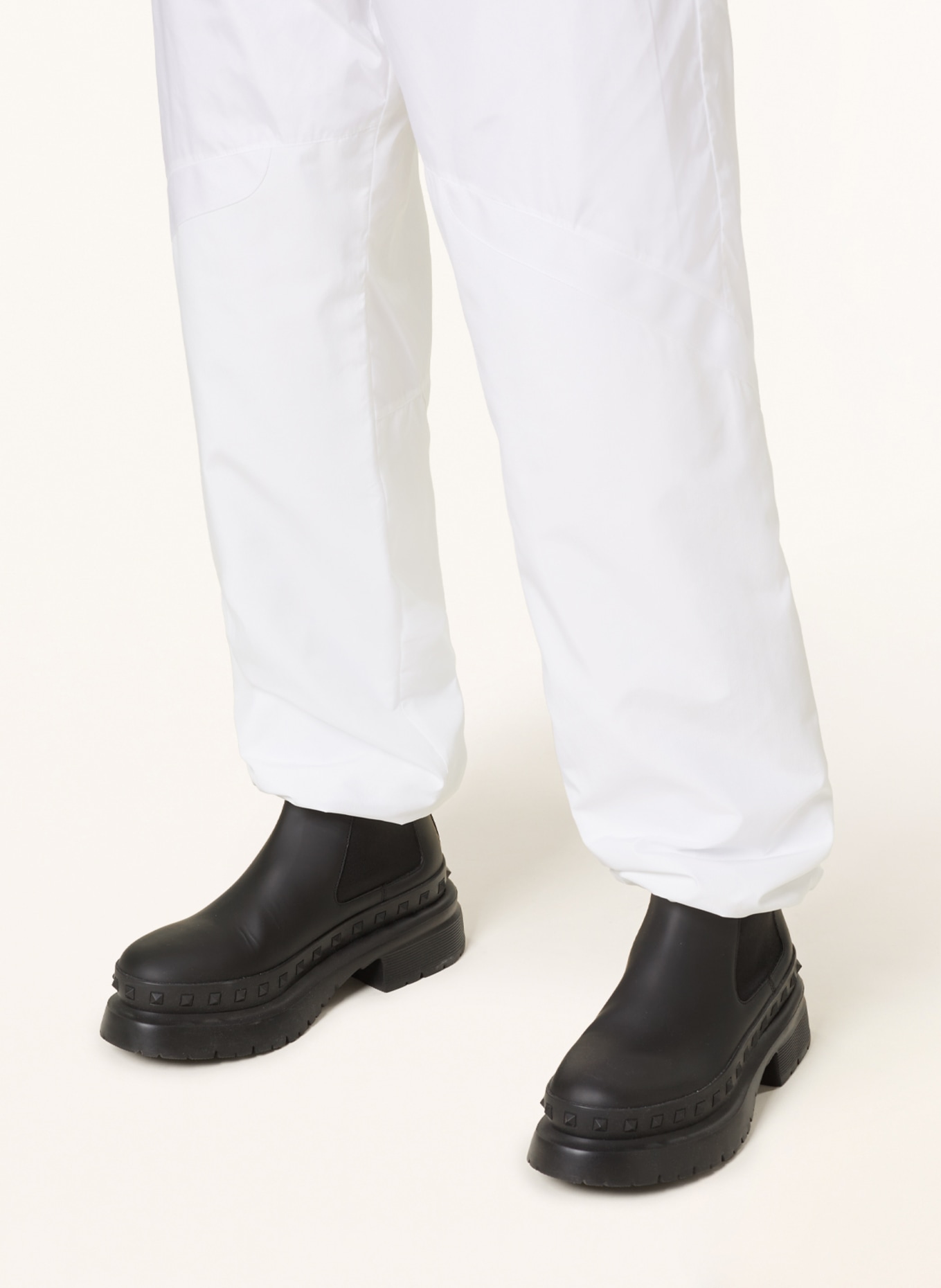 MONCLER Trousers regular fit, Color: WHITE (Image 6)