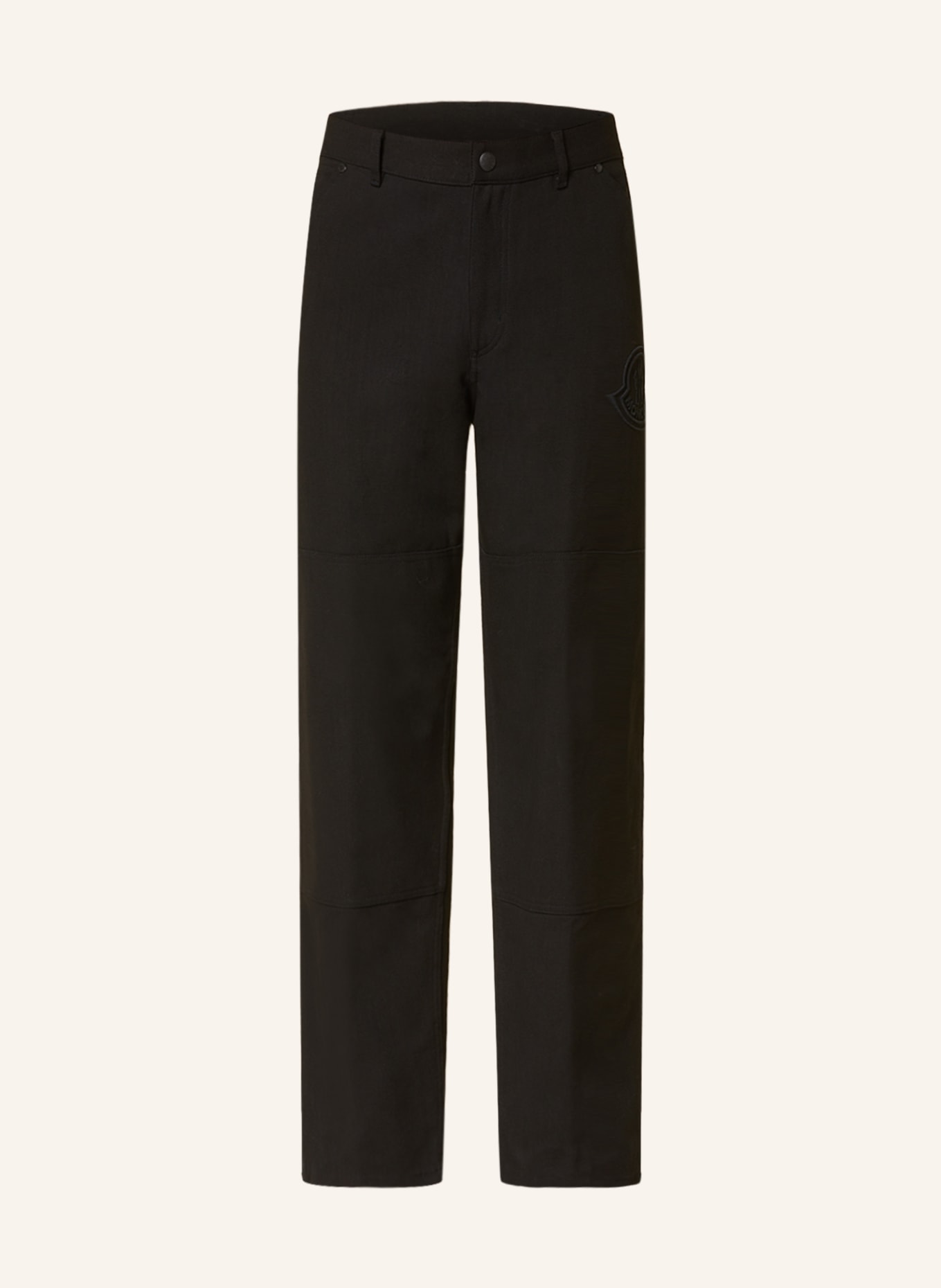 MONCLER Trousers regular fit, Color: BLACK (Image 1)