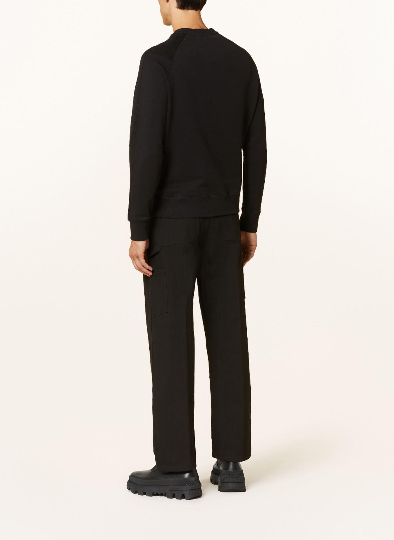 MONCLER Trousers regular fit, Color: BLACK (Image 3)
