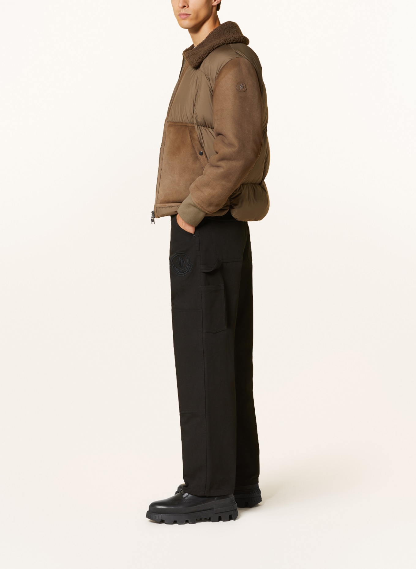 MONCLER Spodnie regular fit, Kolor: CZARNY (Obrazek 4)