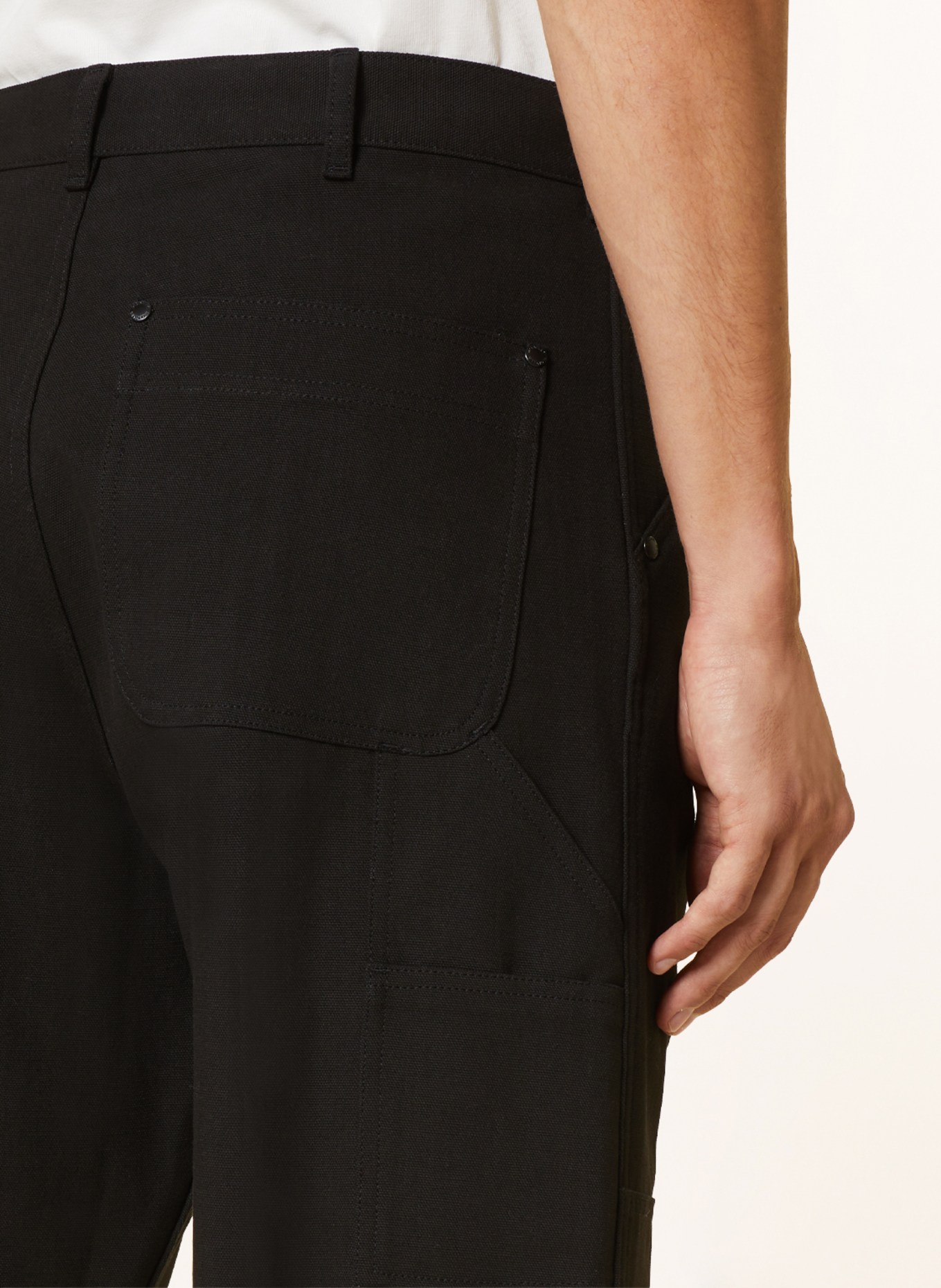 MONCLER Trousers regular fit, Color: BLACK (Image 6)