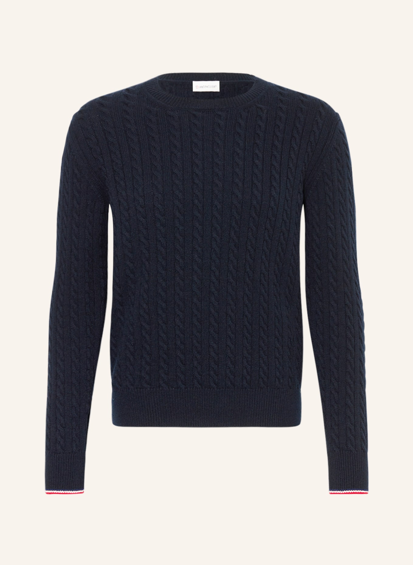 MONCLER Sweater with cashmere, Color: DARK BLUE (Image 1)