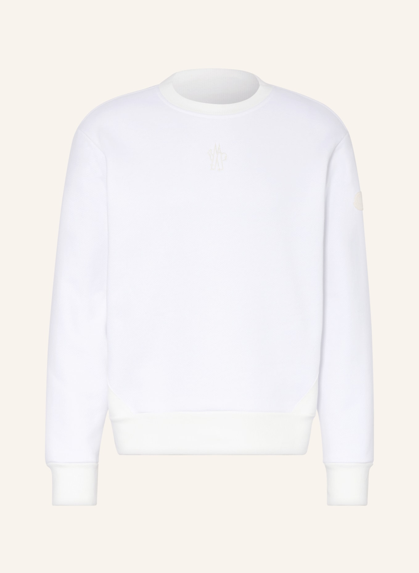 MONCLER Sweatshirt, Color: WHITE (Image 1)