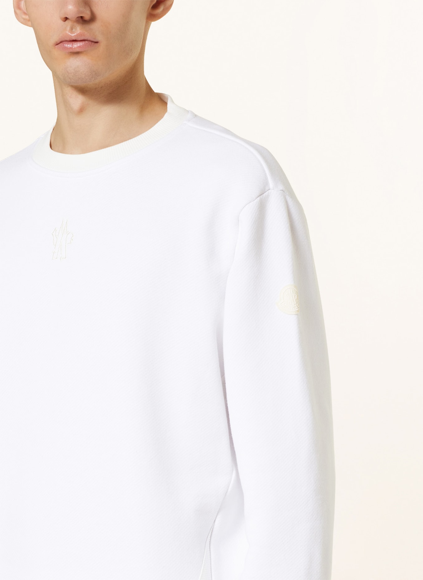 MONCLER Sweatshirt, Color: WHITE (Image 4)