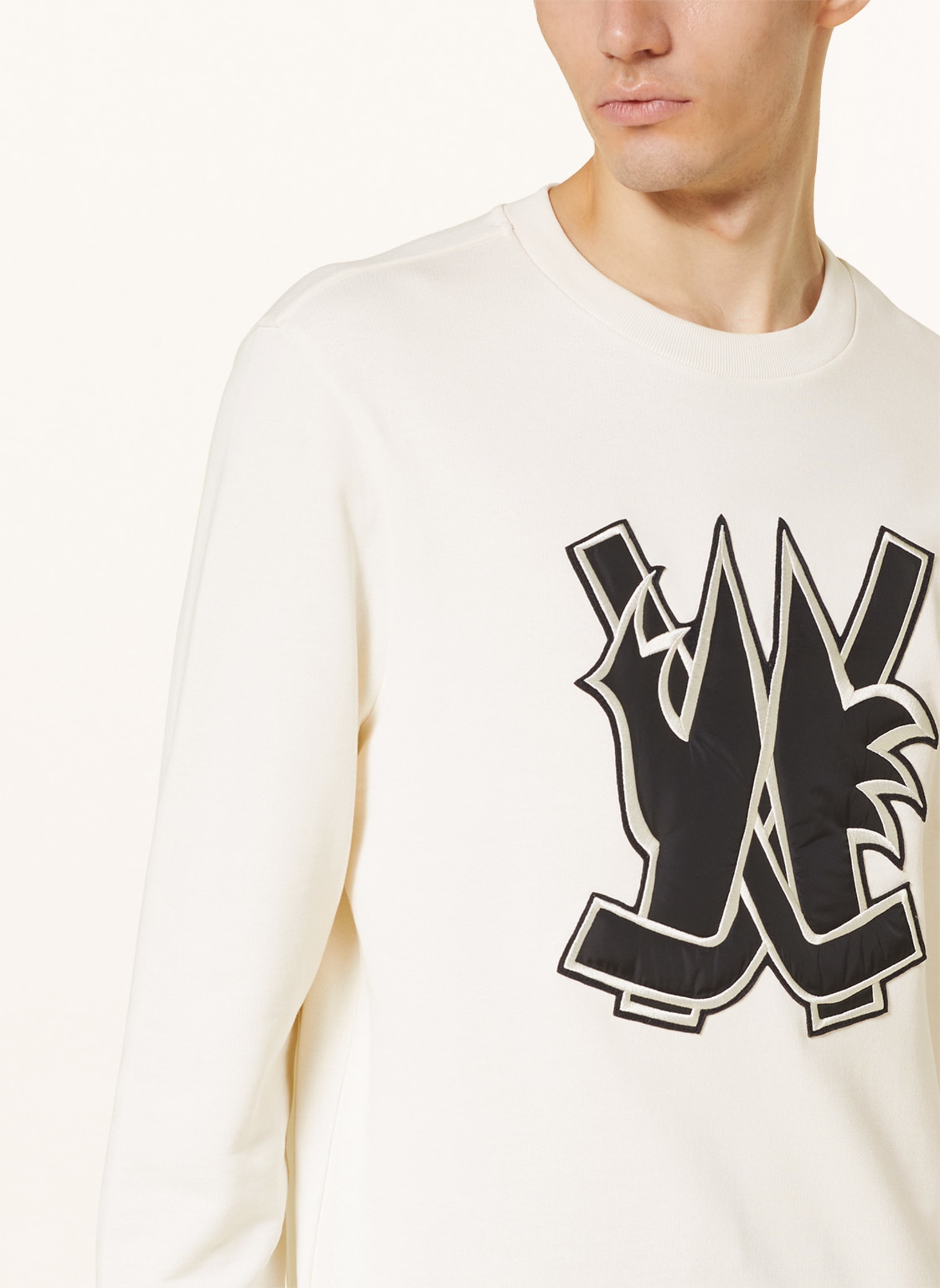 MONCLER Sweatshirt, Farbe: WEISS/ DUNKELBLAU (Bild 4)