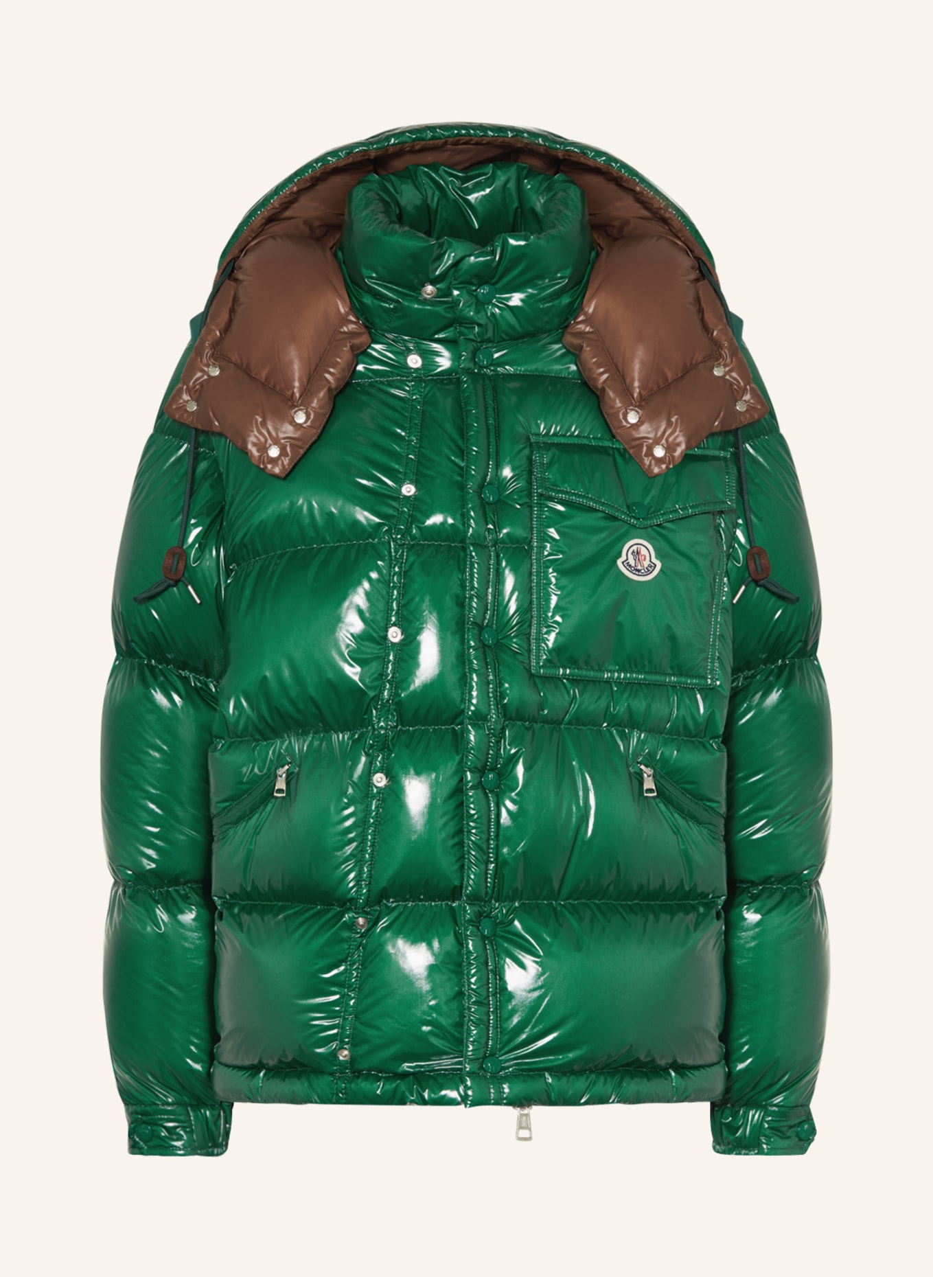 Moncler green windbreaker new arrivals