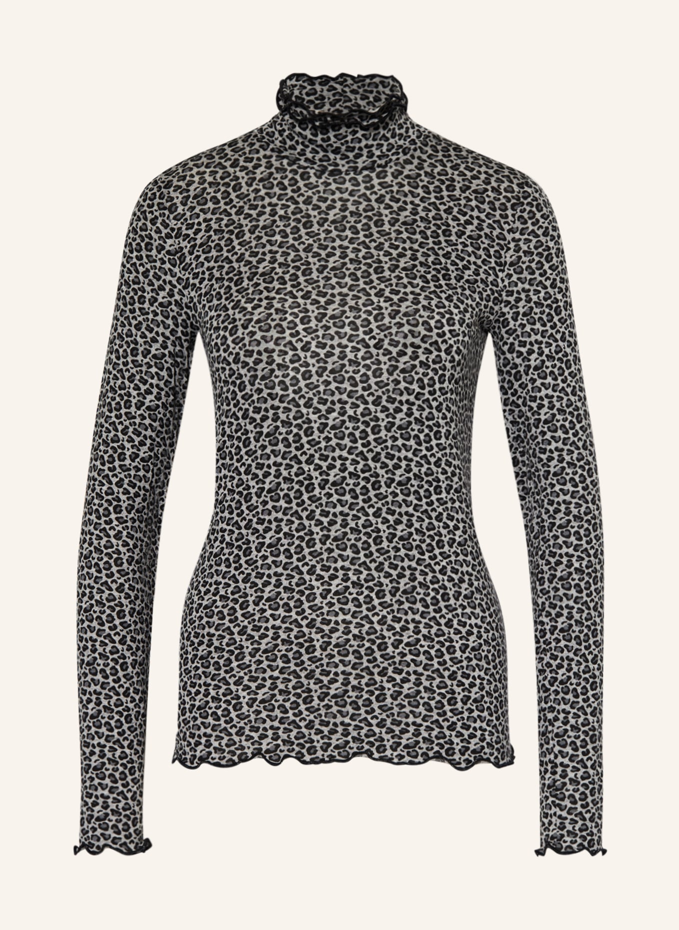 lilienfels Long sleeve shirt, Color: LIGHT GRAY/ GRAY/ BLACK (Image 1)