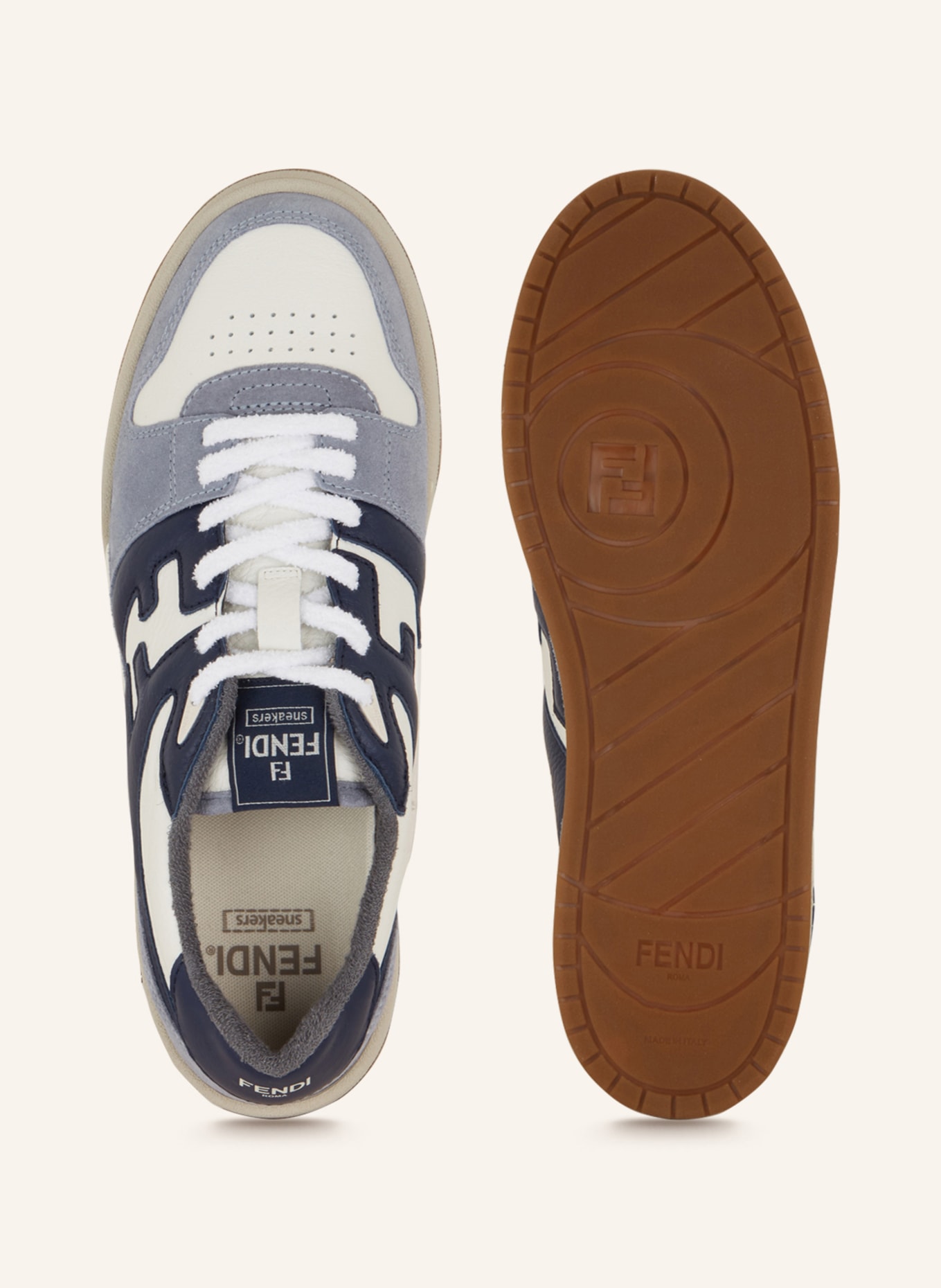 FENDI Sneakers, Color: DARK BLUE/ BLUE/ WHITE (Image 5)