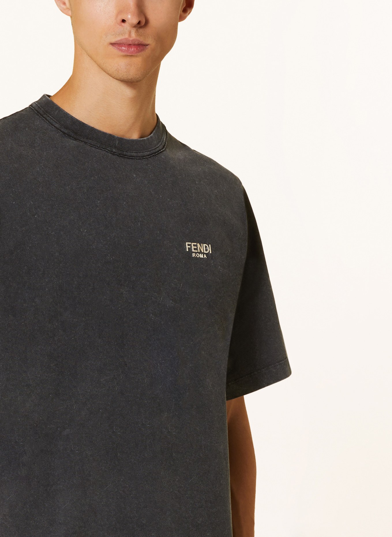 FENDI T-shirt, Color: DARK GRAY (Image 4)